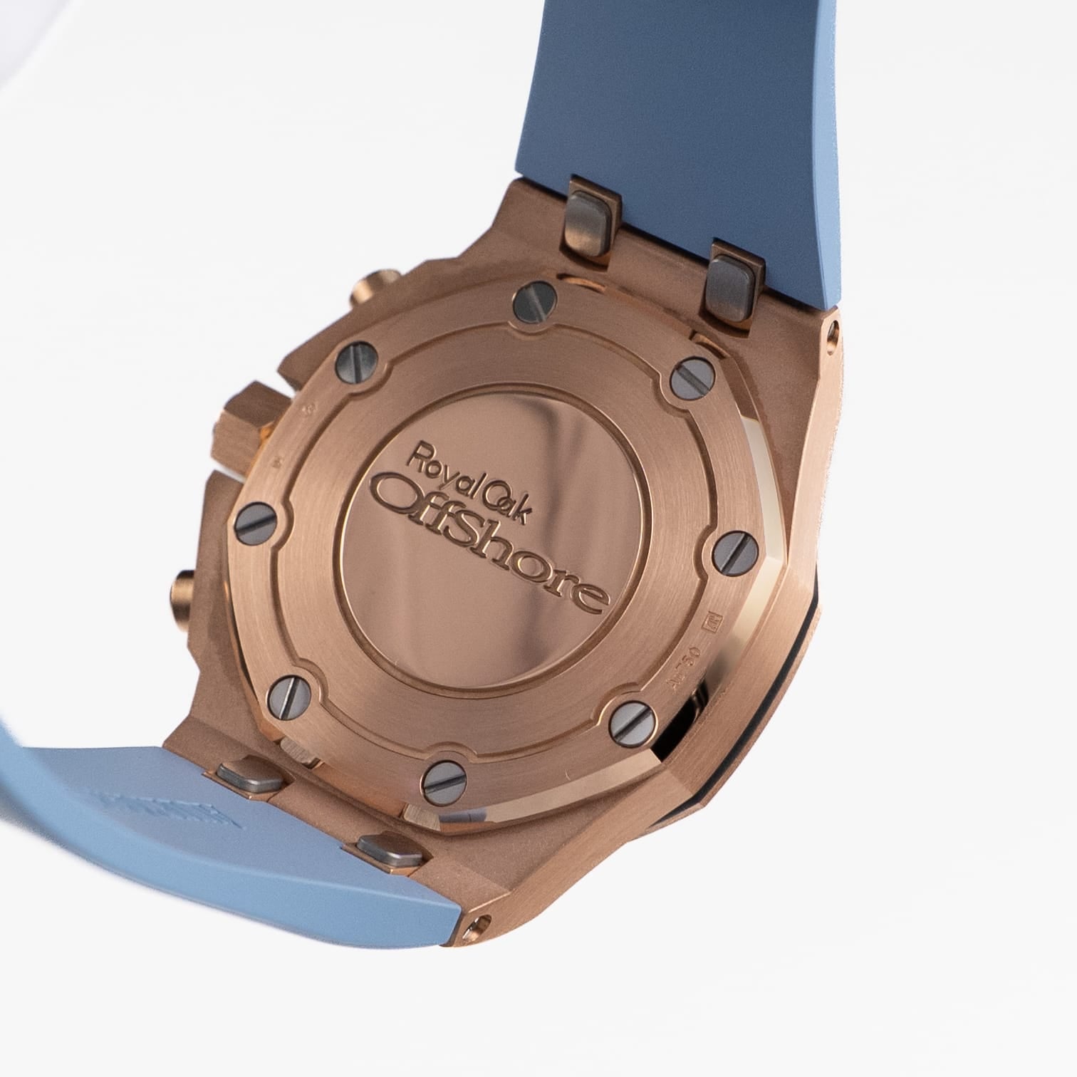 Audemars Piguet Royal Oak Offshore 26231OR.ZZ.A085CA.01 Chronograph Rose Gold Blue Dial Diamond Bezel (2024)