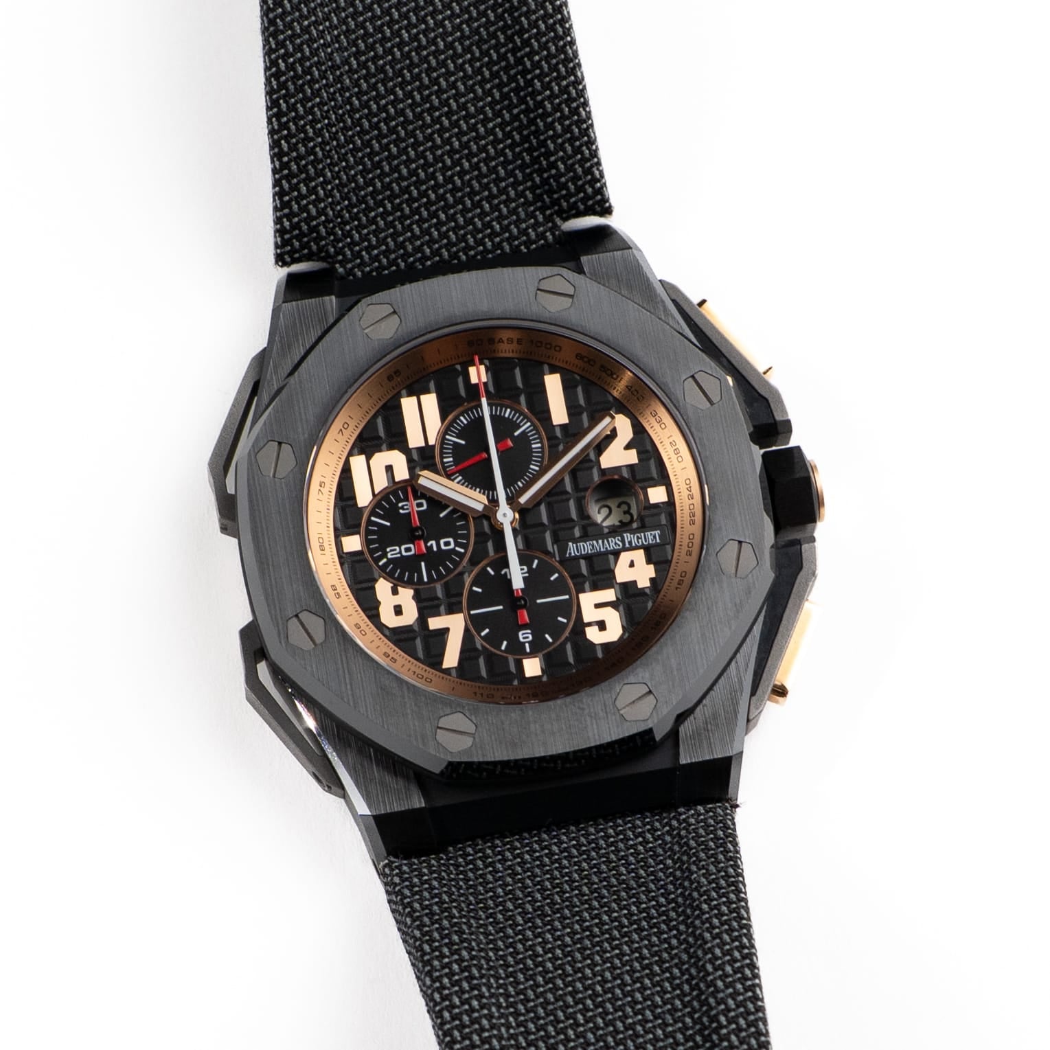 Audemars Piguet Royal Oak Offshore 26378IO.OO.A001KE.01 'Arnold Schwarzenegger The Legacy Chronograph' Black Ceramic Black Dial Limited Edition (2013)