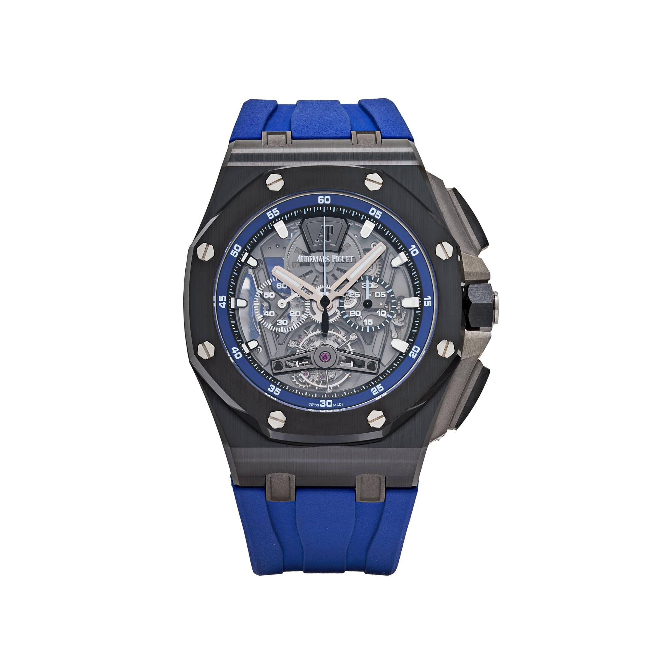 Audemars Piguet Royal Oak Offshore 26407CE.OO.A030CA.01 Tourbillon Chronograph Black Ceramic Openworked Dial (2019)