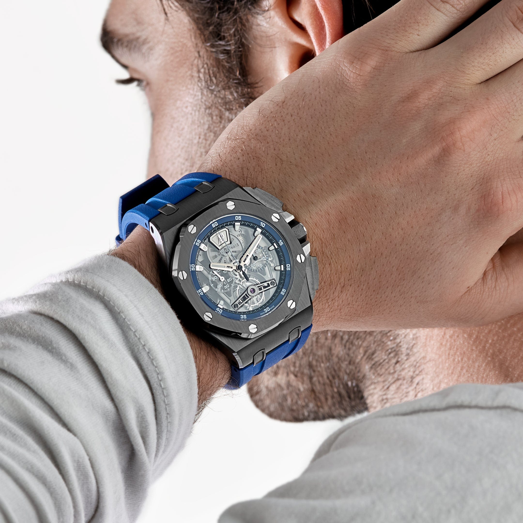 Audemars Piguet Royal Oak Offshore 26407CE.OO.A030CA.01 Tourbillon Chronograph Black Ceramic Openworked Dial (2019)