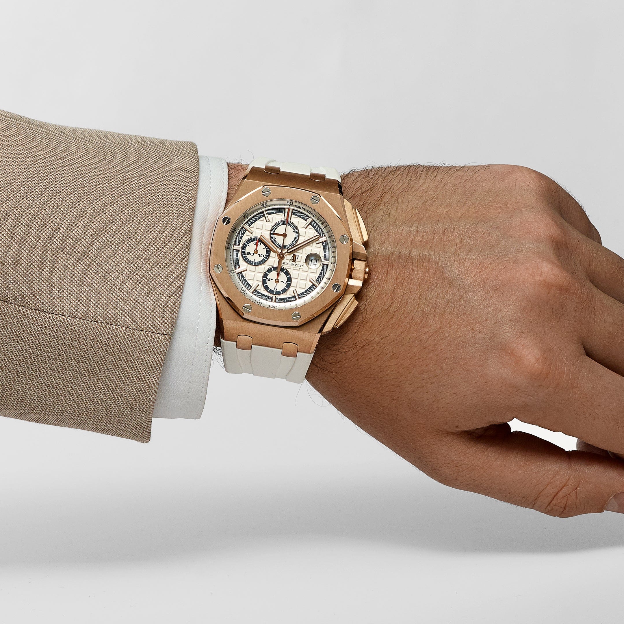 Audemars Piguet Royal Oak Offshore 26408OR.OO.A010CA.01 'Summer' Chronograph Rose Gold White Dial Limited Edition of 500 (2017)