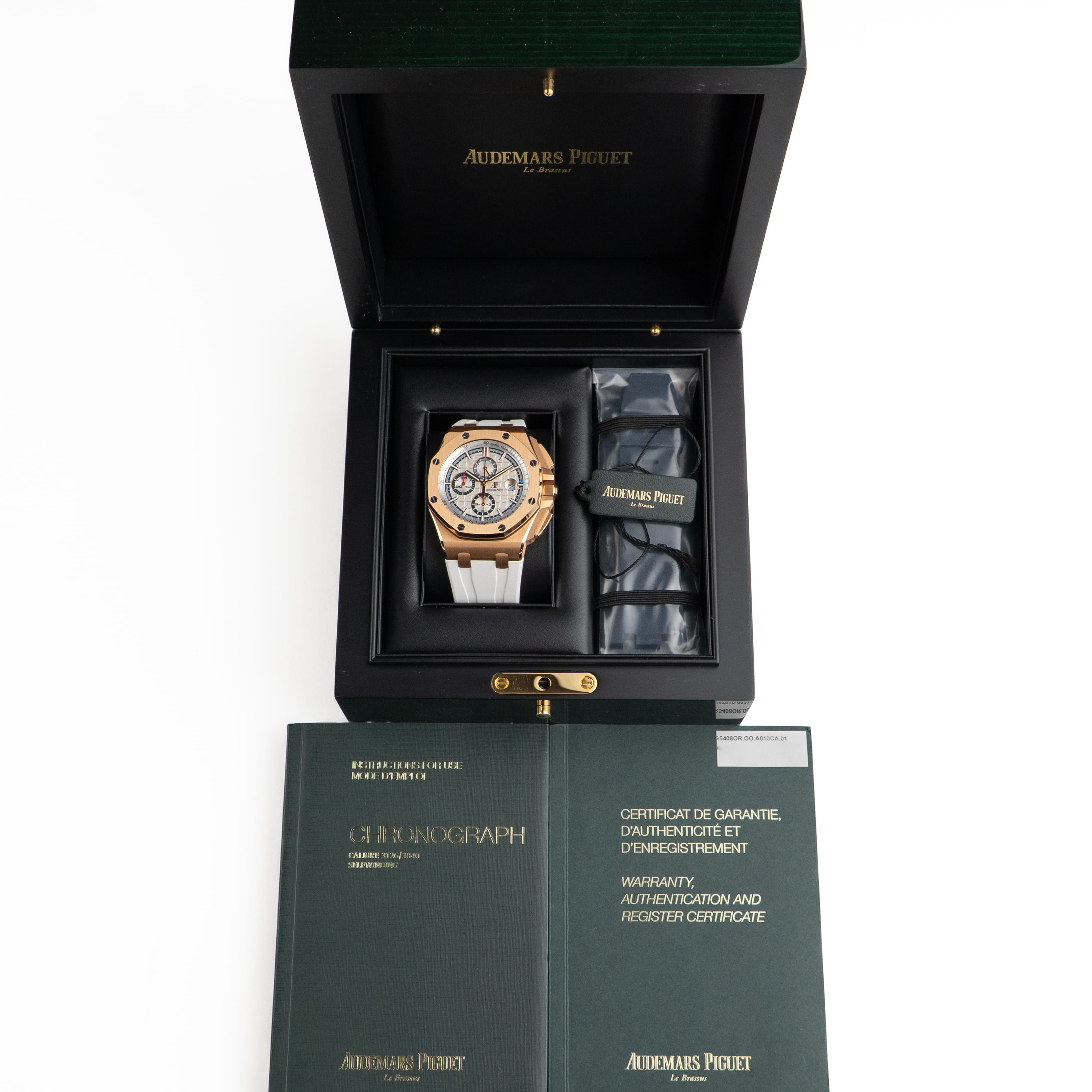 Audemars Piguet Royal Oak Offshore 26408OR.OO.A010CA.01 'Summer' Chronograph Rose Gold White Dial Limited Edition of 500 (2017)