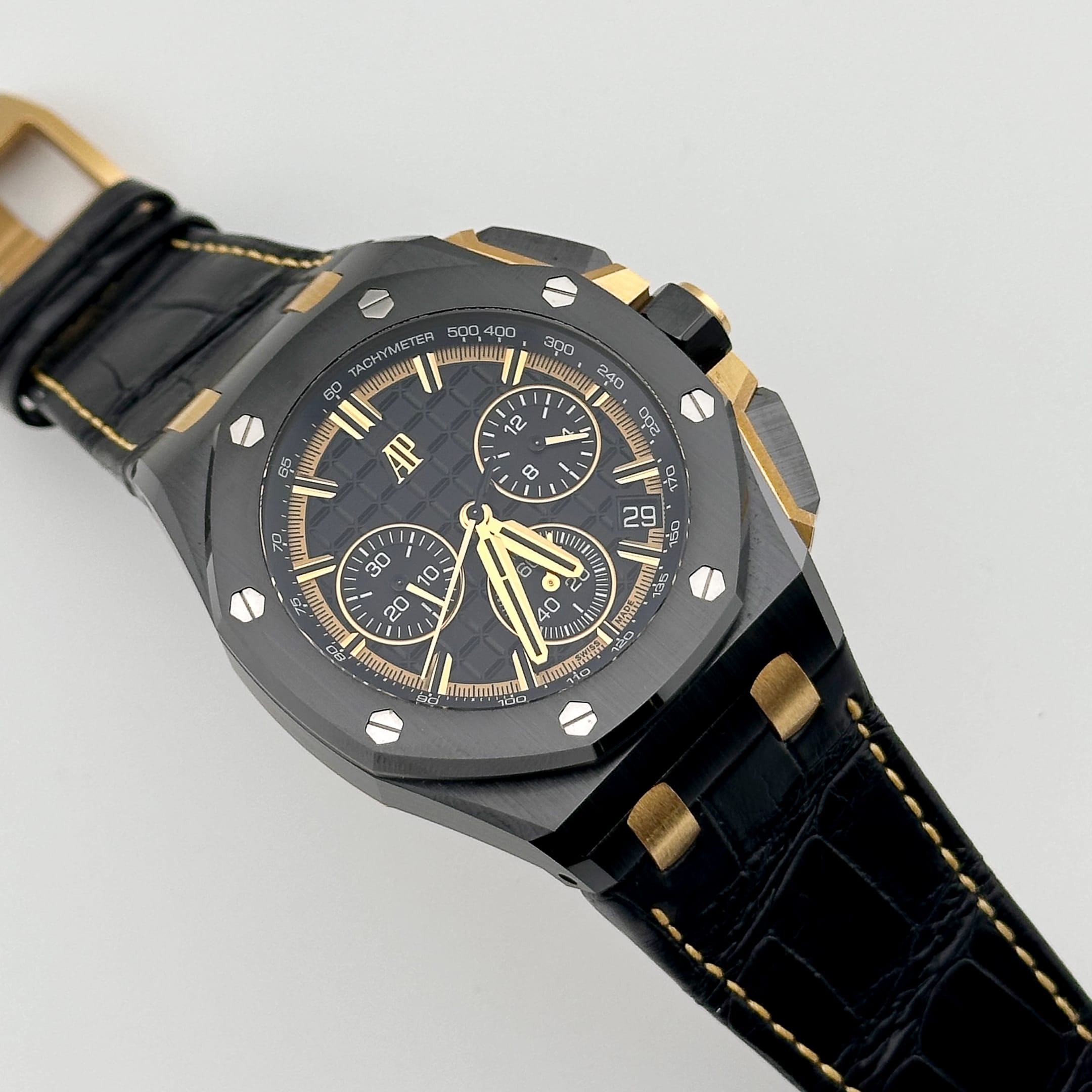 Audemars Piguet Royal Oak Offshore 26420CE.OO.A127CR.01 Chronograph Black Ceramic Yellow Gold Black Dial (2024)