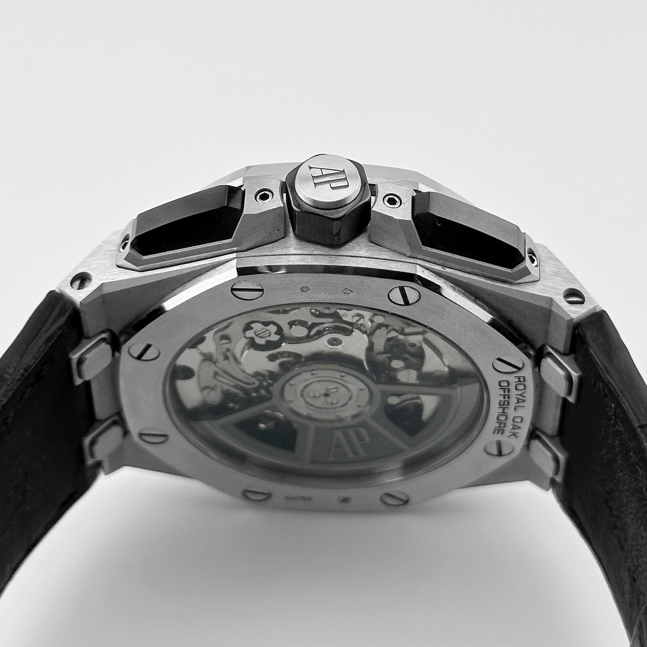 Audemars Piguet Royal Oak Offshore 26424BC.ZZ.D002CA.01 Chronograph White Gold Black Dial Diamond Bezel (2024)