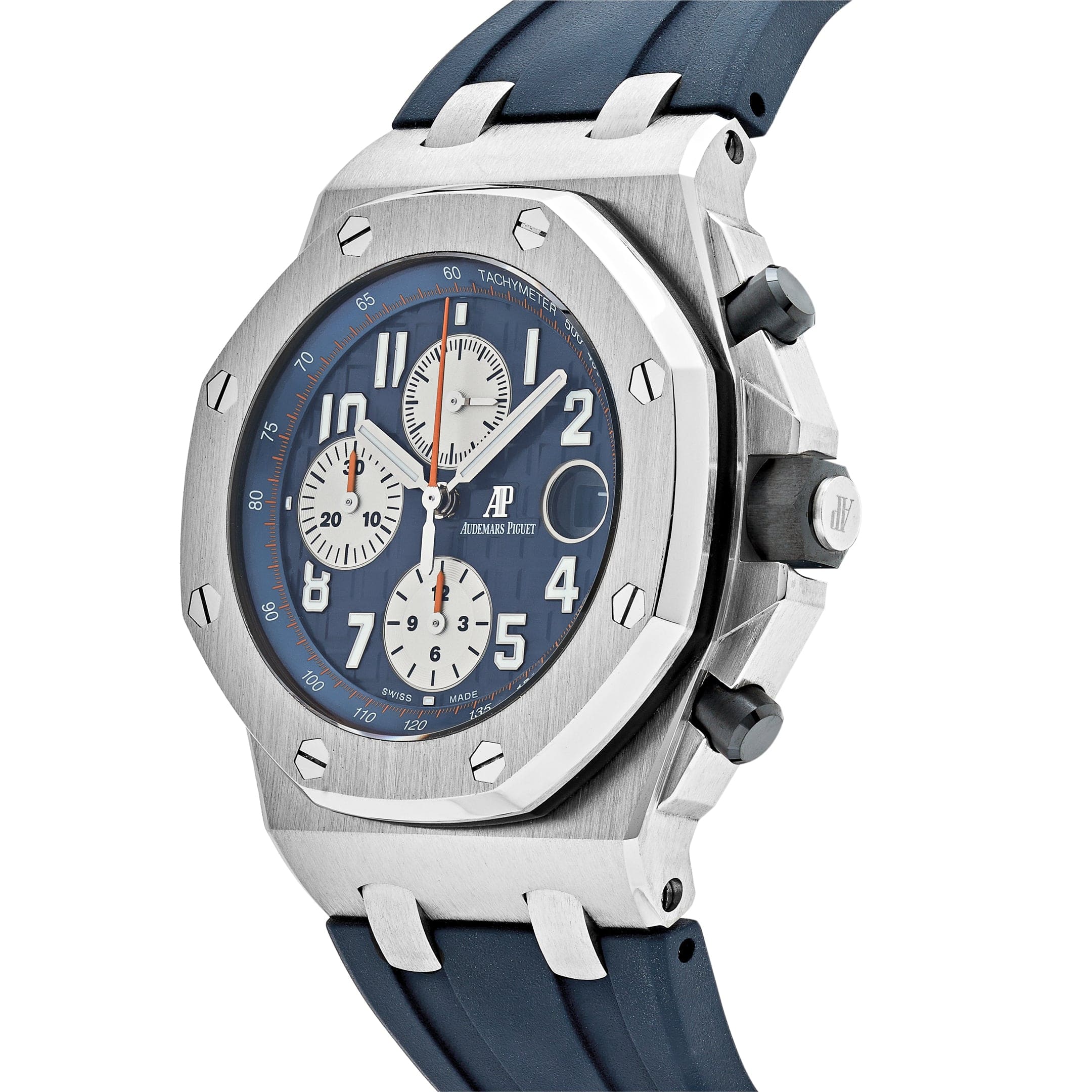 Audemars Piguet Royal Oak Offshore 26470ST.OO.A027CA.01 Chronograph Steel Blue Dial Right