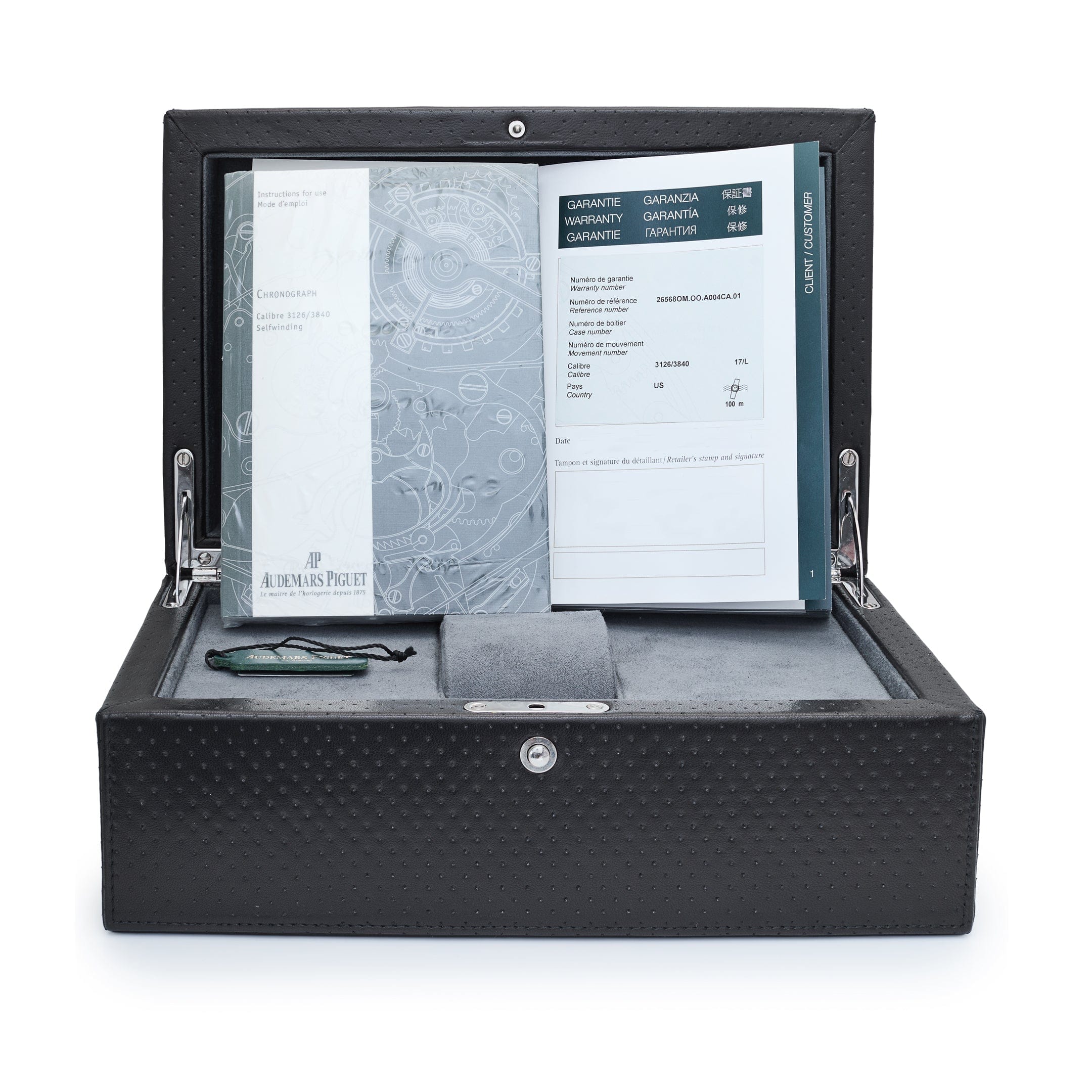 Audemars Piguet Royal Oak Offshore 26568OM.OO.A004CA.01 'Michael Schumacher' Chronograph Rose Gold Grey Dial Limited Edition (2012)