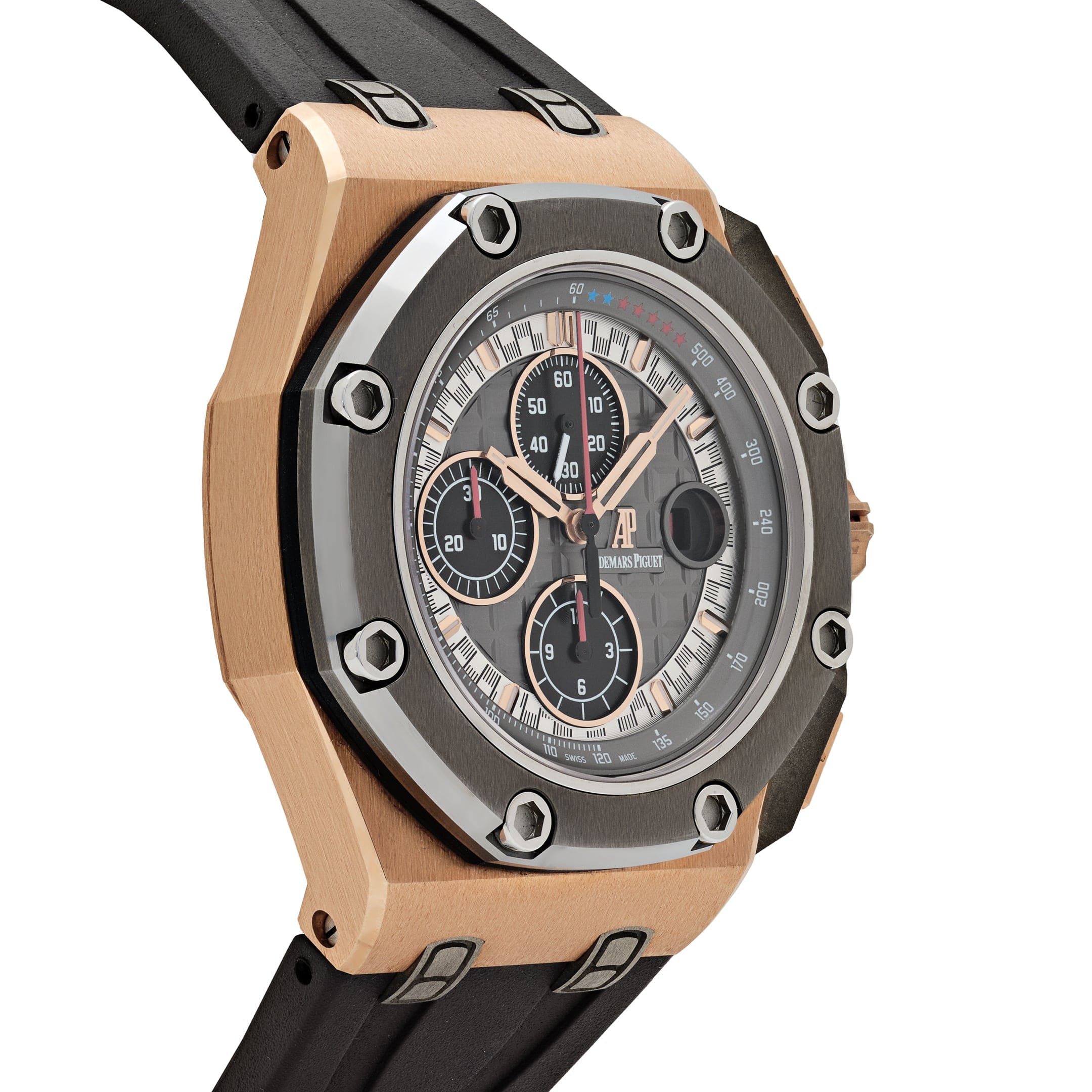 Audemars Piguet Royal Oak Offshore 26568OM.OO.A004CA.01 'Michael Schumacher' Chronograph Rose Gold Grey Dial Limited Edition (2012)