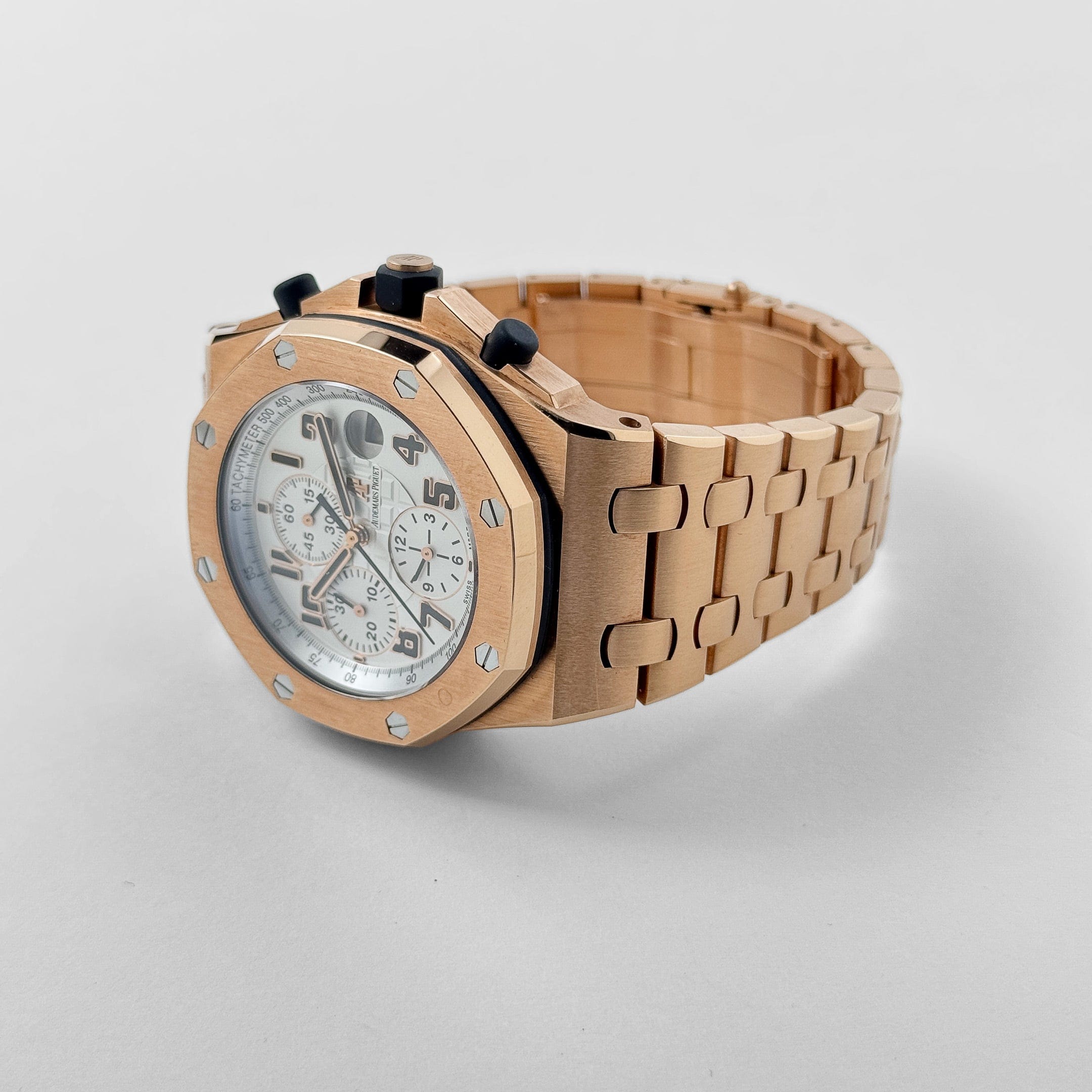 Audemars Piguet Royal Oak Offshore Chronograph 26170OR.OO.1000OR.01 Rose Gold White Dial (2012)