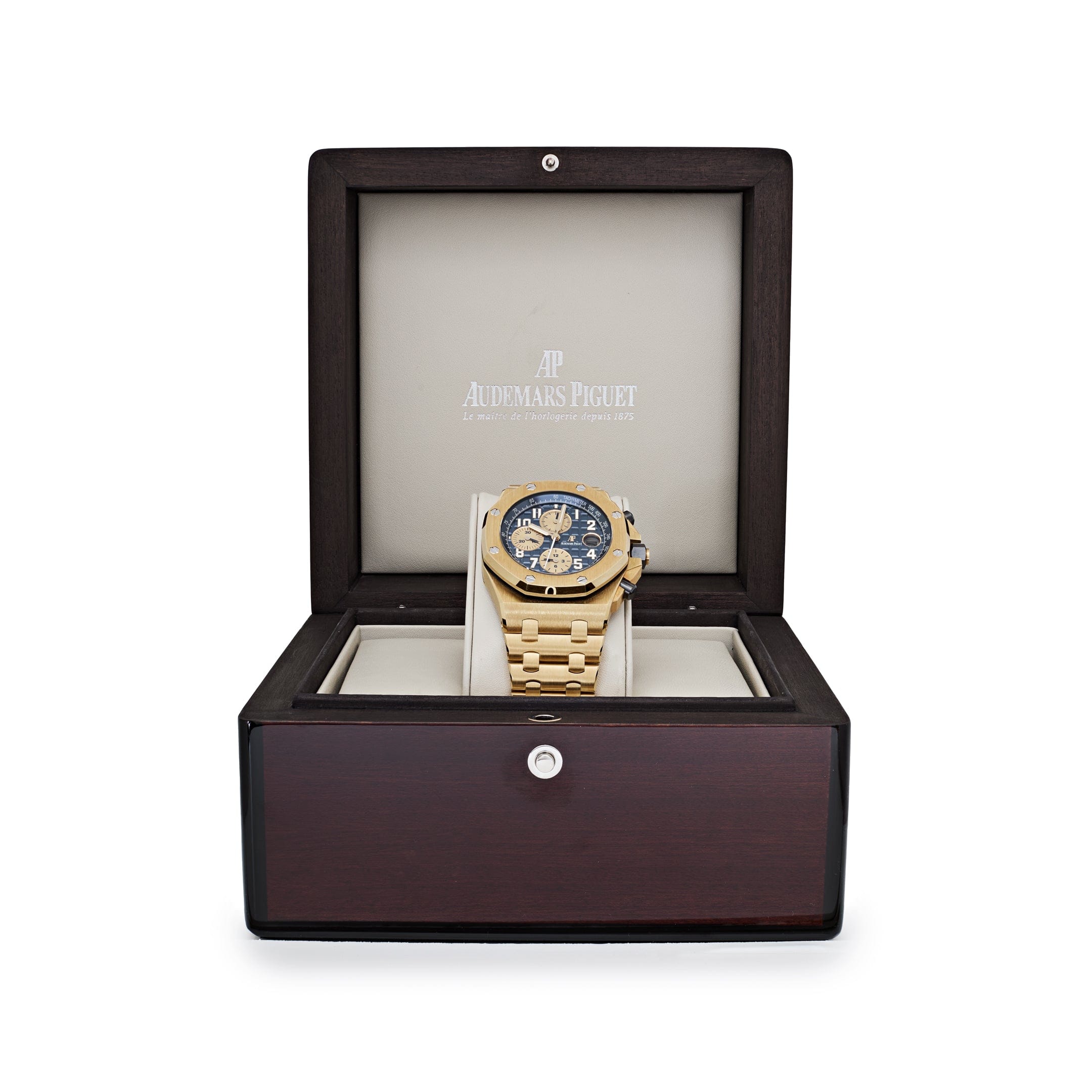 Audemars Piguet Royal Oak Offshore Chronograph 26470BA.OO.1000BA.01 Yellow Gold Blue Dial