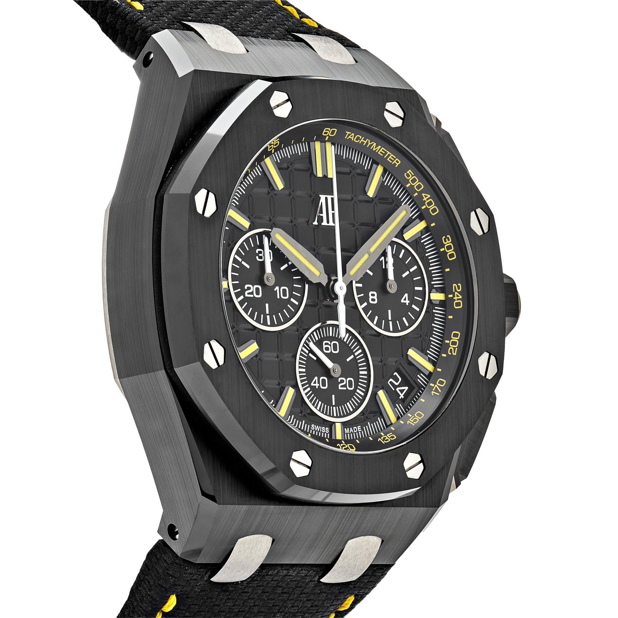 Luxury Watch Audemars Piguet Royal Oak Offshore Chronograph Black Ceramic End of Days 26420CE.OO.A005VE.01 Limited Wrist Aficionado