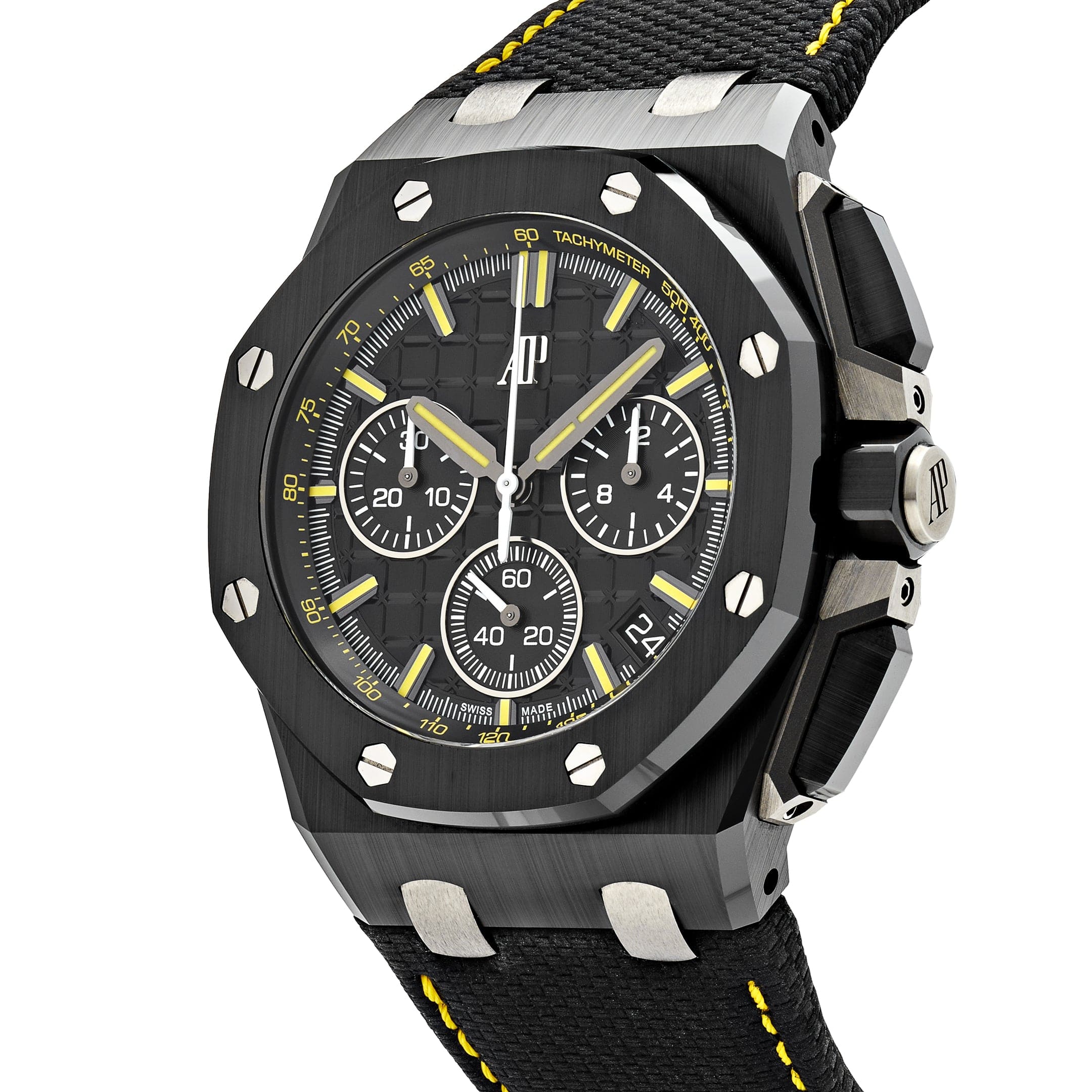 Luxury Watch Audemars Piguet Royal Oak Offshore Chronograph Black Ceramic End of Days 26420CE.OO.A005VE.01 Limited Wrist Aficionado