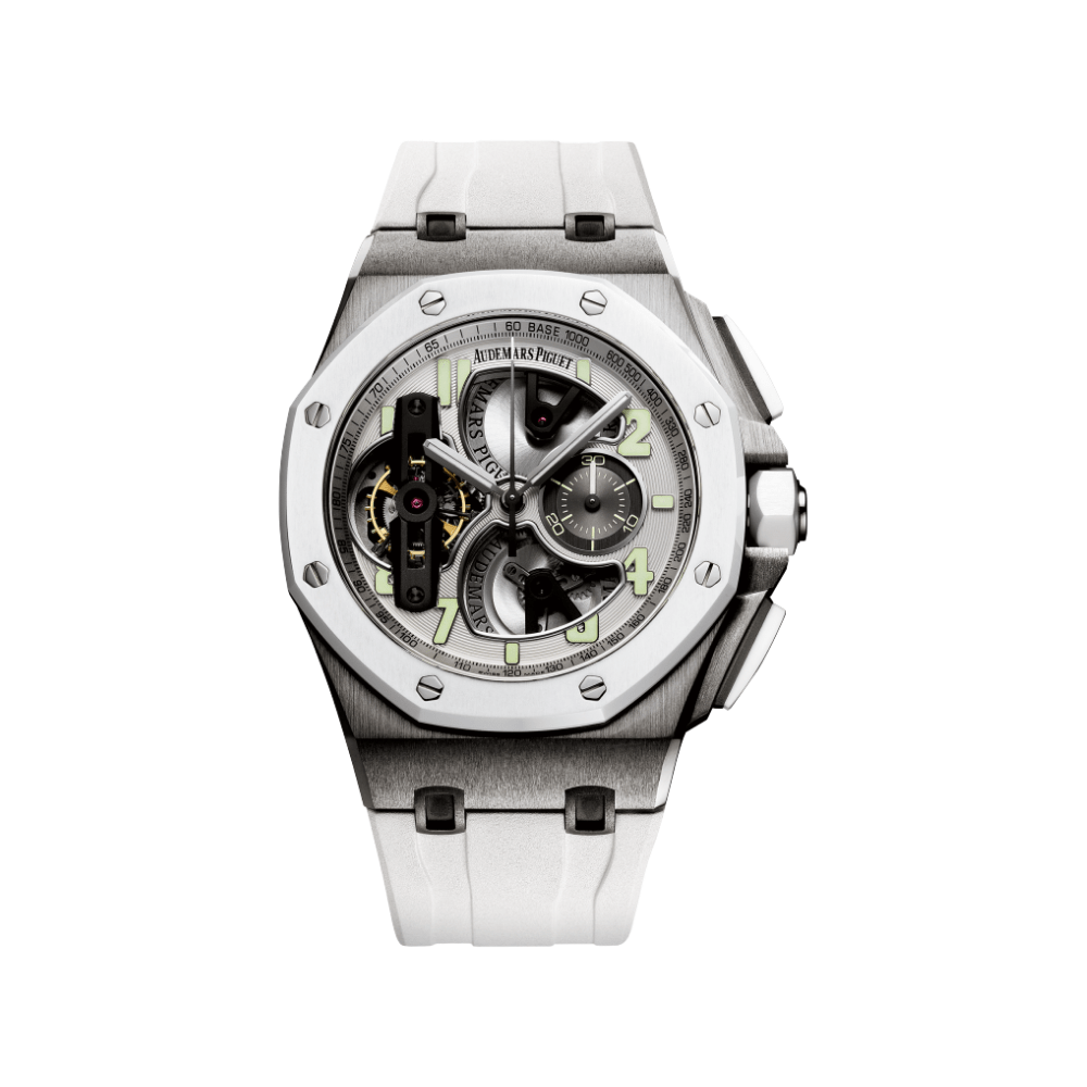 Luxury Watch Audemars Piguet Royal Oak Offshore Tourbillon Chronograph 44mm 26387IO.OO.D010CA.01 Wrist Aficionado