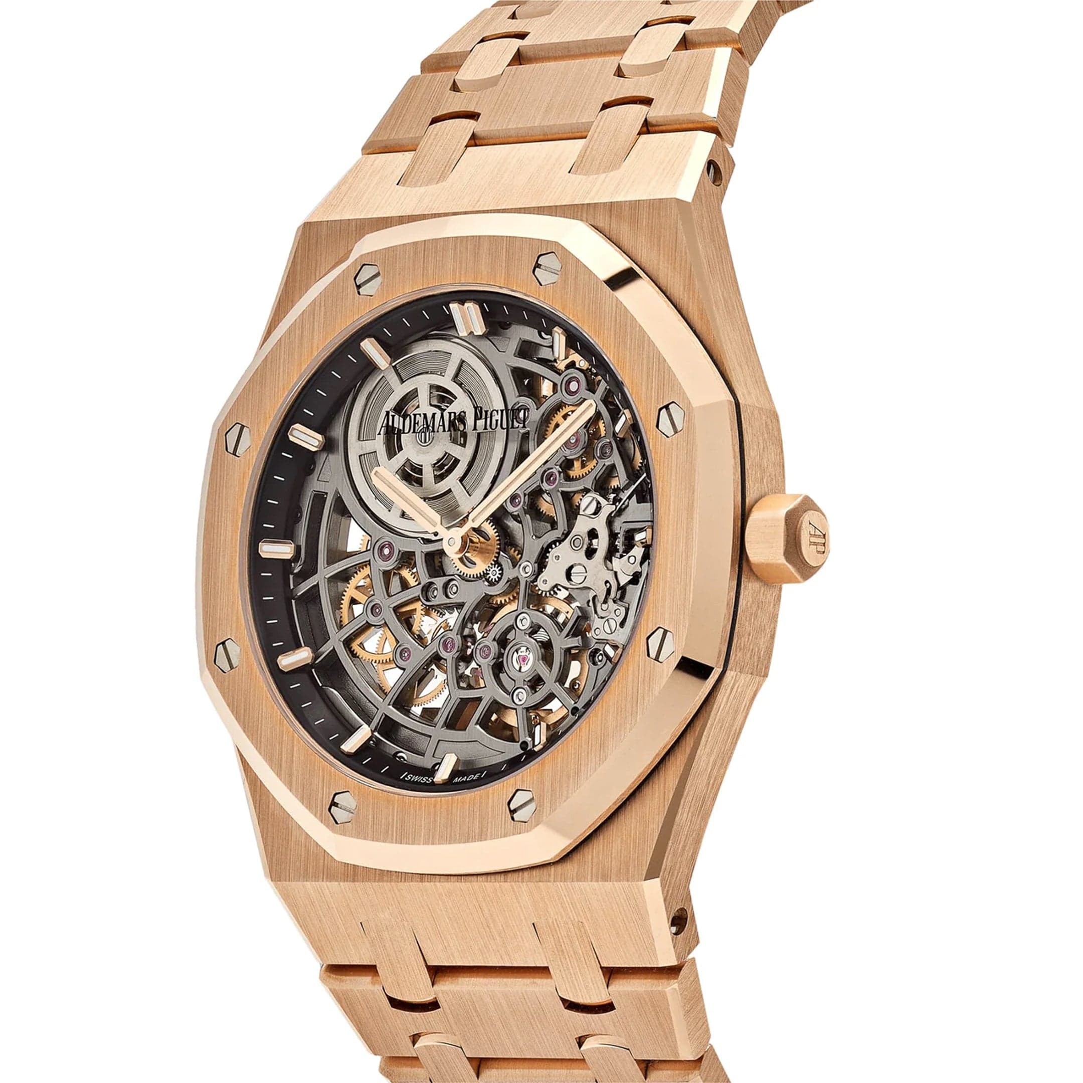 Audemars Piguet Royal Oak Openworked 'Jumbo' Extra-Thin Rose Gold 16204OR.OO.1240OR.03