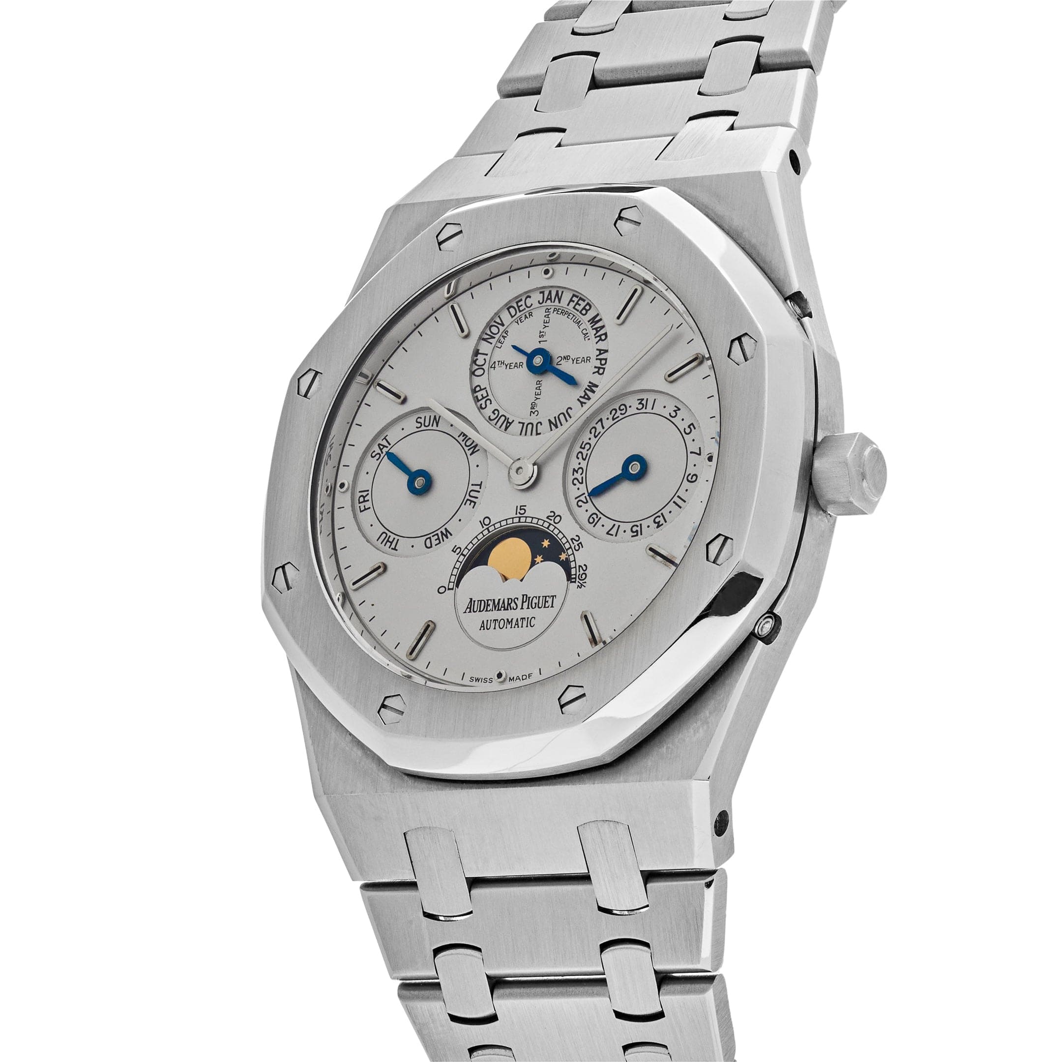 Luxury Watch Audemars Piguet Royal Oak Perpetual Calendar 39mm Steel Smooth Grey Dial 25820ST.O.0944ST.01 Wrist Aficionado