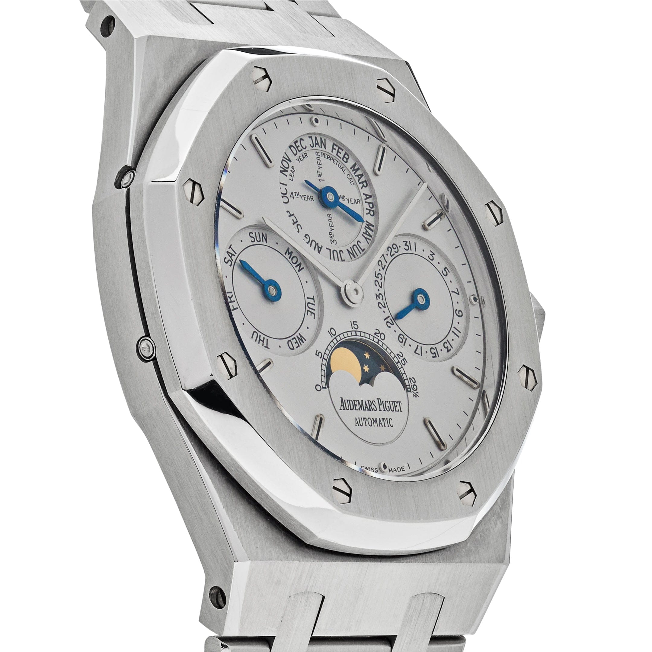 Luxury Watch Audemars Piguet Royal Oak Perpetual Calendar 39mm Steel Smooth Grey Dial 25820ST.O.0944ST.01 Wrist Aficionado