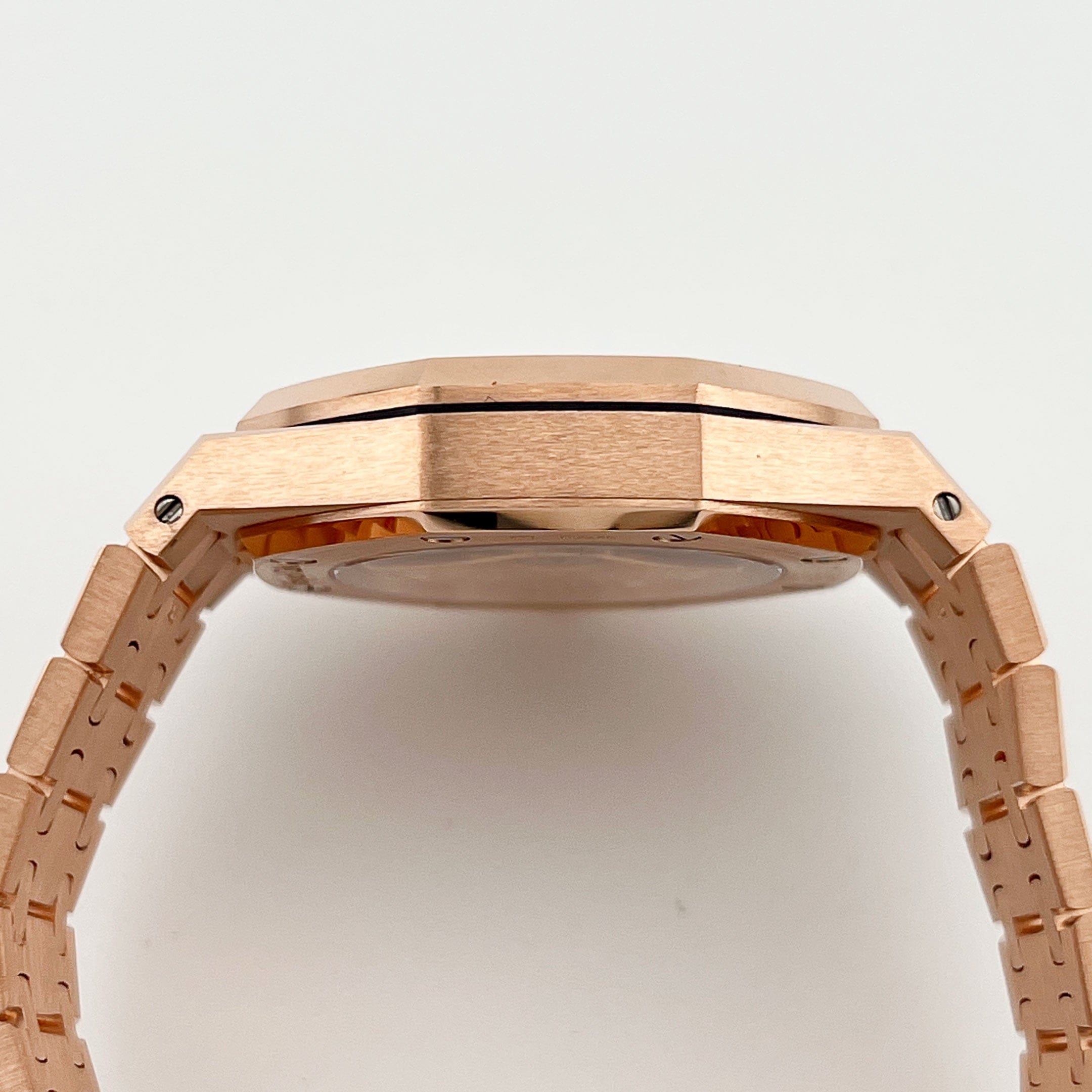 Audemars Piguet Royal Oak Selfwinding 15451OR.ZZ.1256OR.03 'Ladies' Rose Gold Diamond Bezel