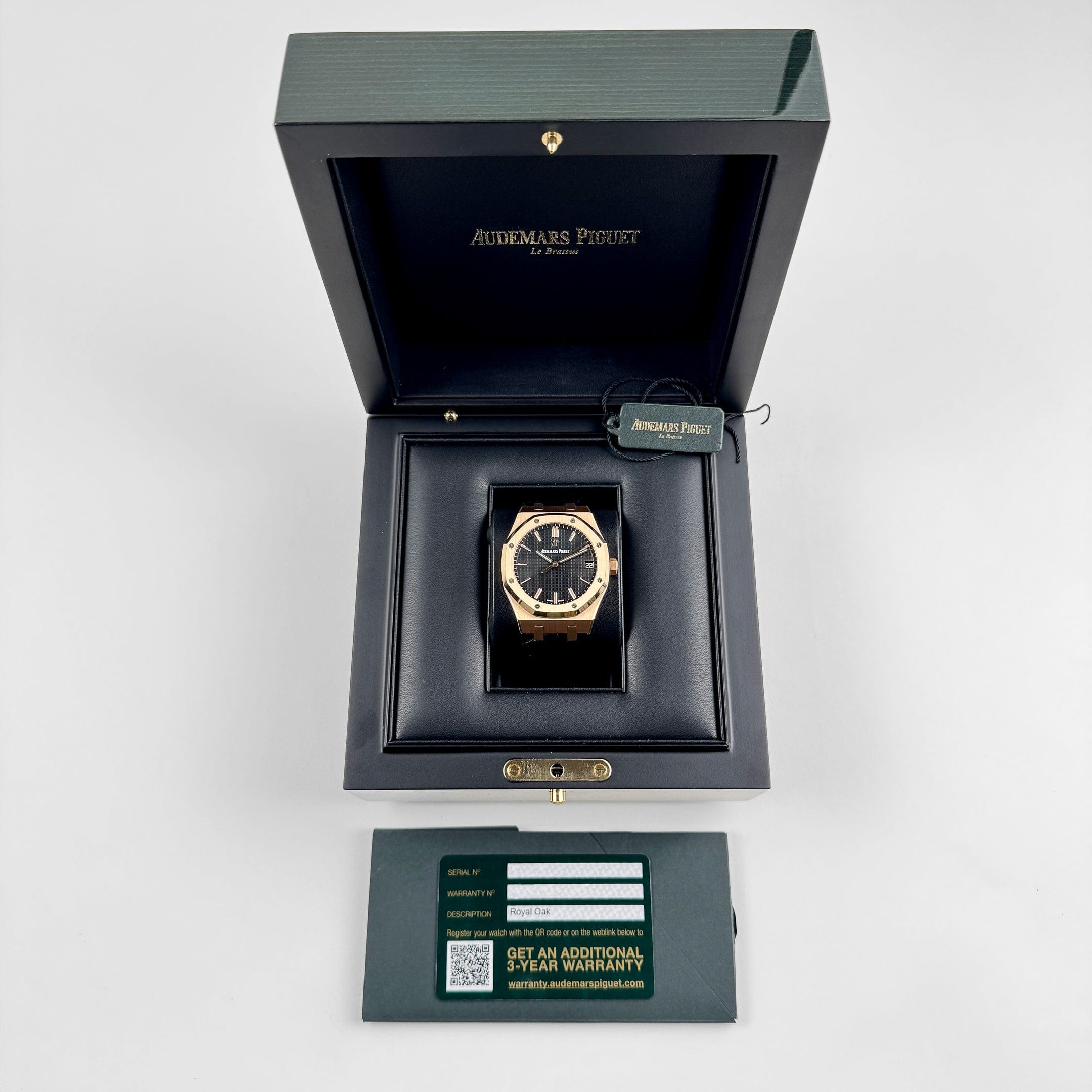 Audemars Piguet Royal Oak Selfwinding 15500OR.OO.D002CR.01 Rose Gold Black Dial