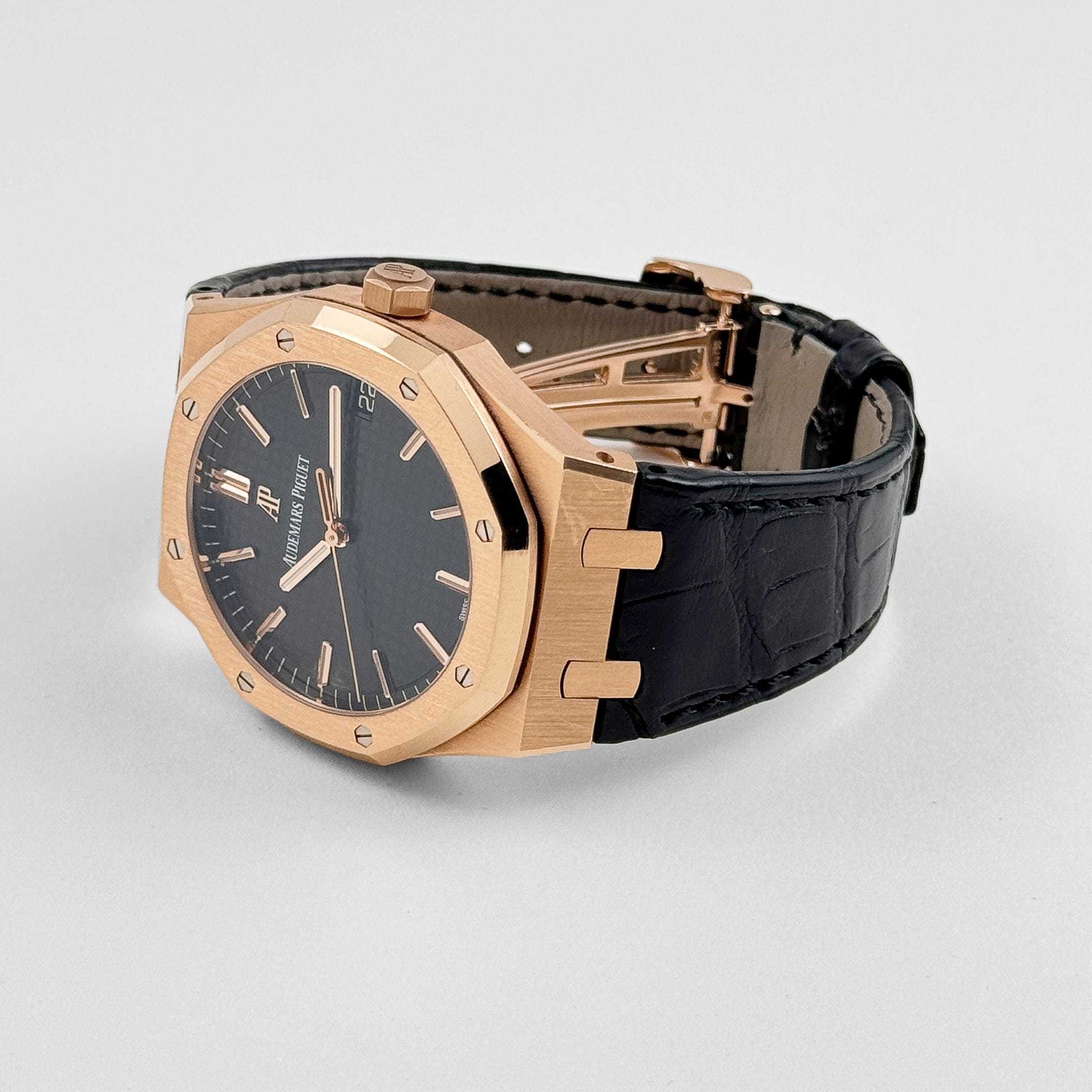 Audemars Piguet Royal Oak Selfwinding 15500OR.OO.D002CR.01 Rose Gold Black Dial