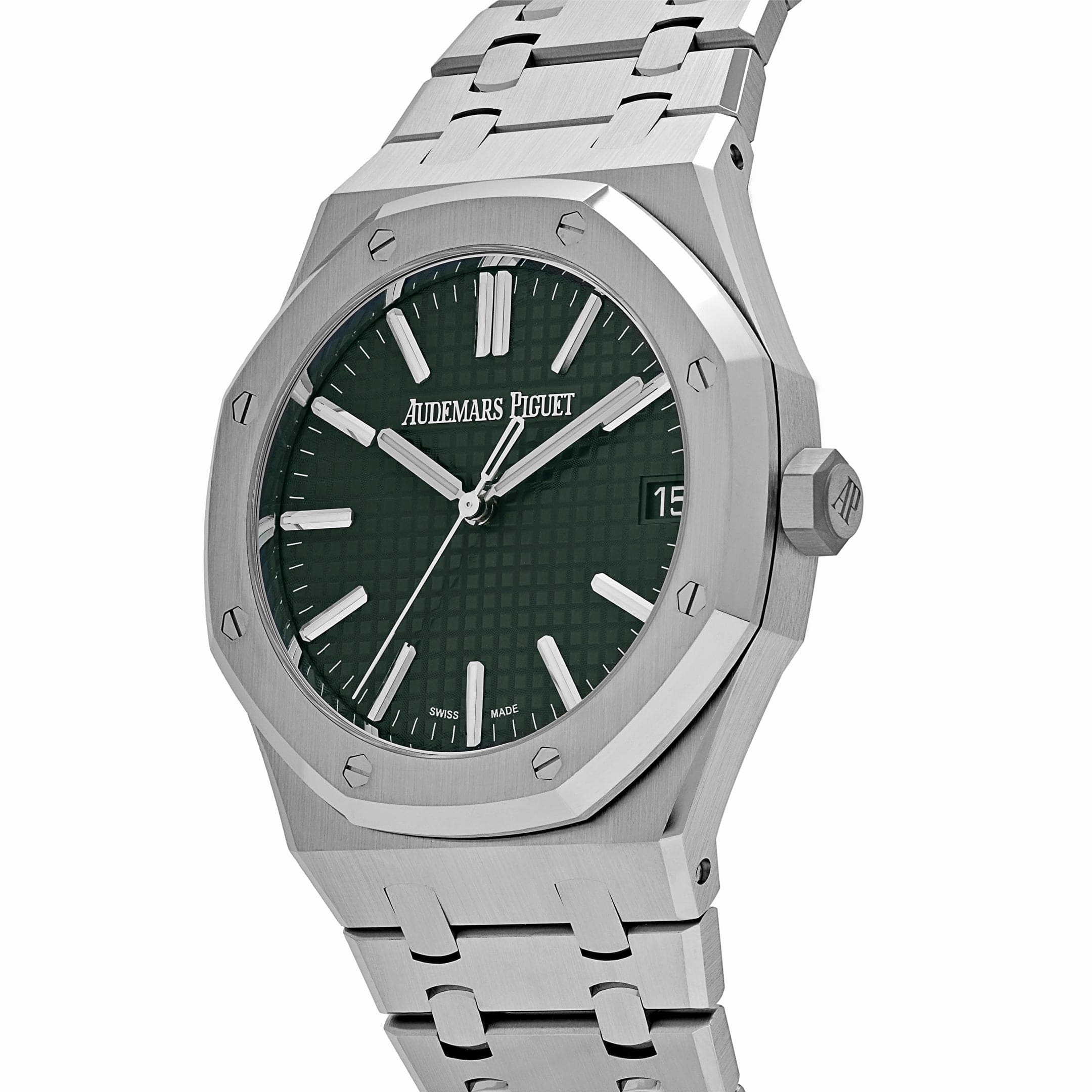 Audemars Piguet Royal Oak Selfwinding 15510ST.OO.1320ST.09 Stainless Steel Green Dial (2024)
