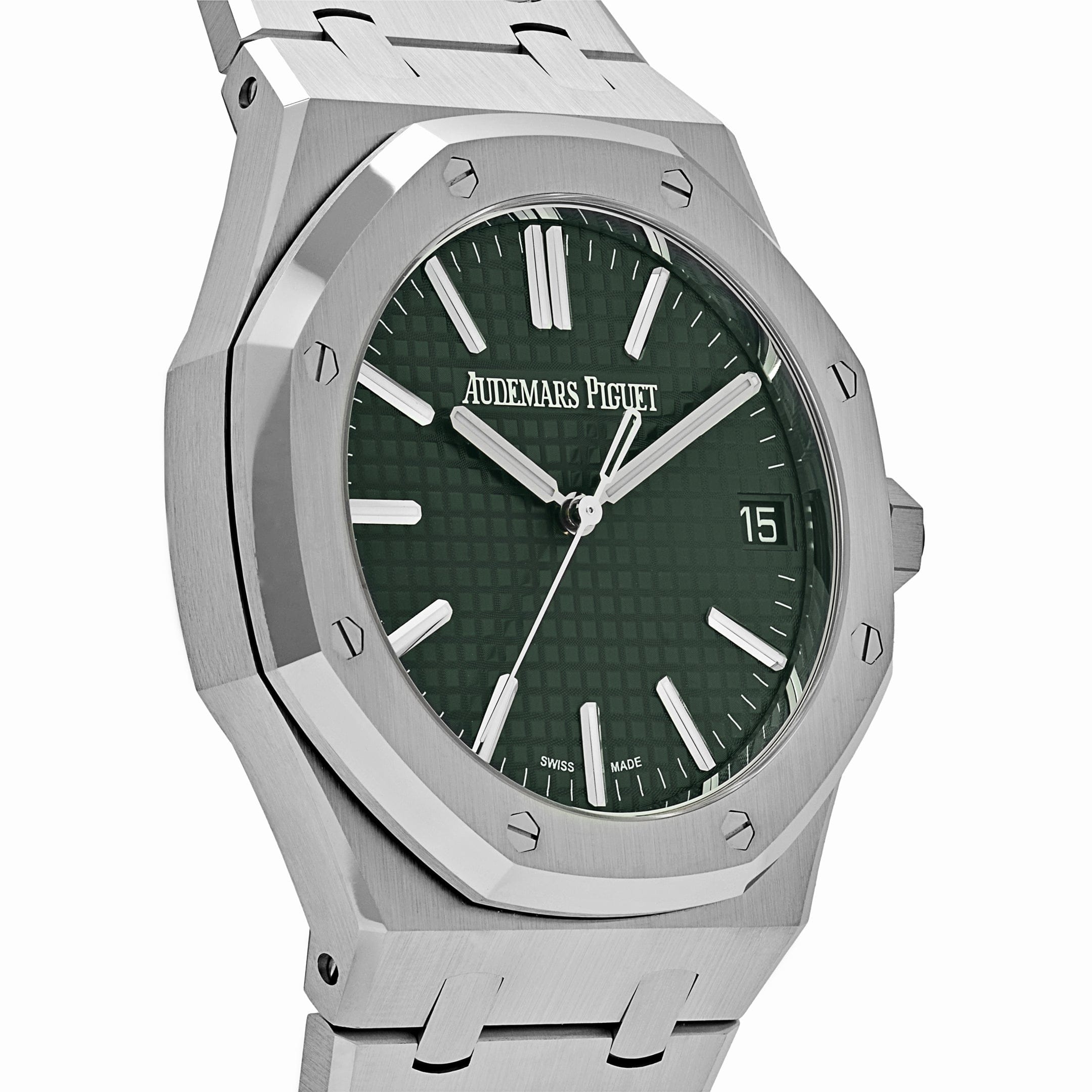 Audemars Piguet Royal Oak Selfwinding 15510ST.OO.1320ST.09 Stainless Steel Green Dial (2024)
