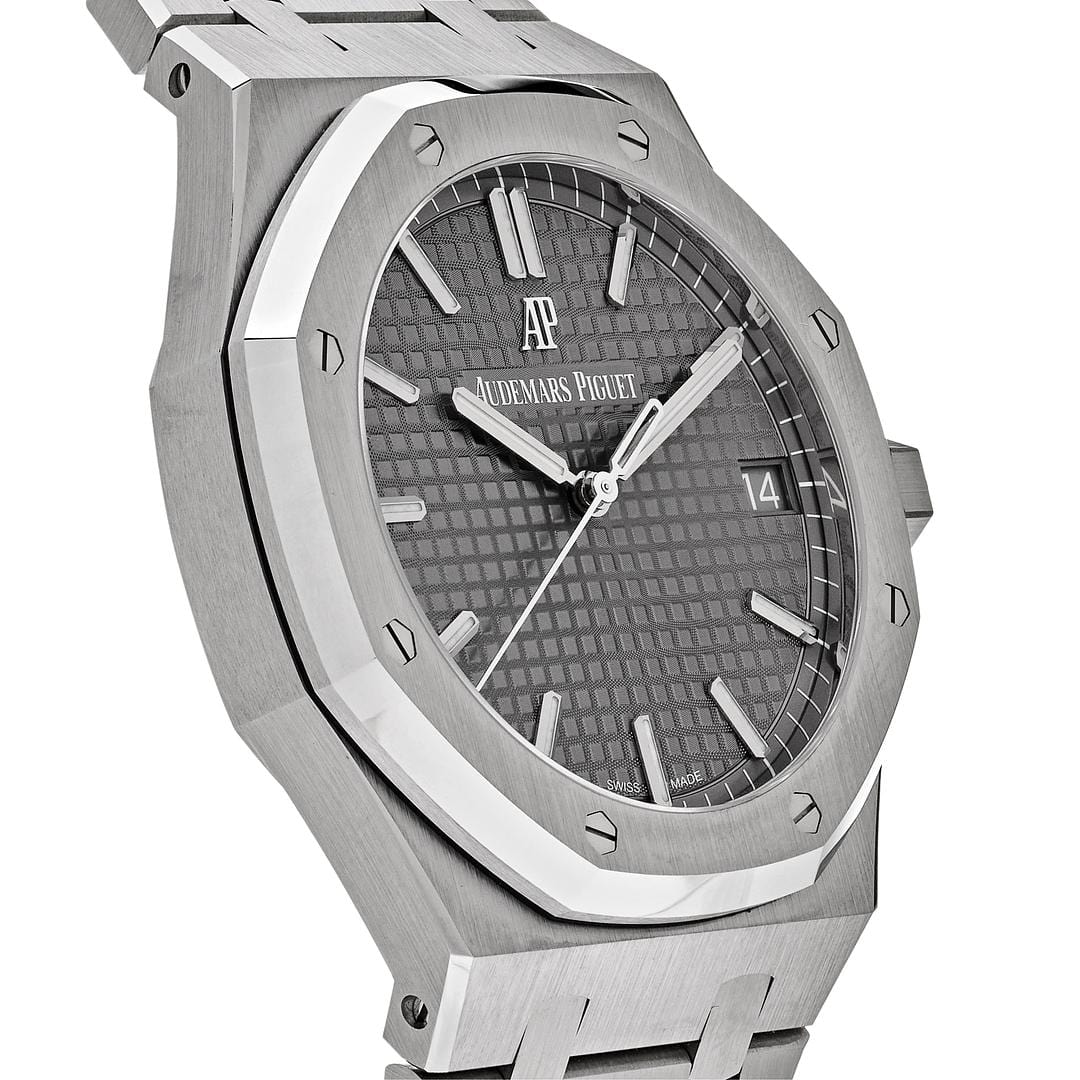 Luxury Watch Audemars Piguet Royal Oak Selfwinding 41mm Steel Grey Dial 15500ST.OO.1220ST.02 Wrist Aficionado