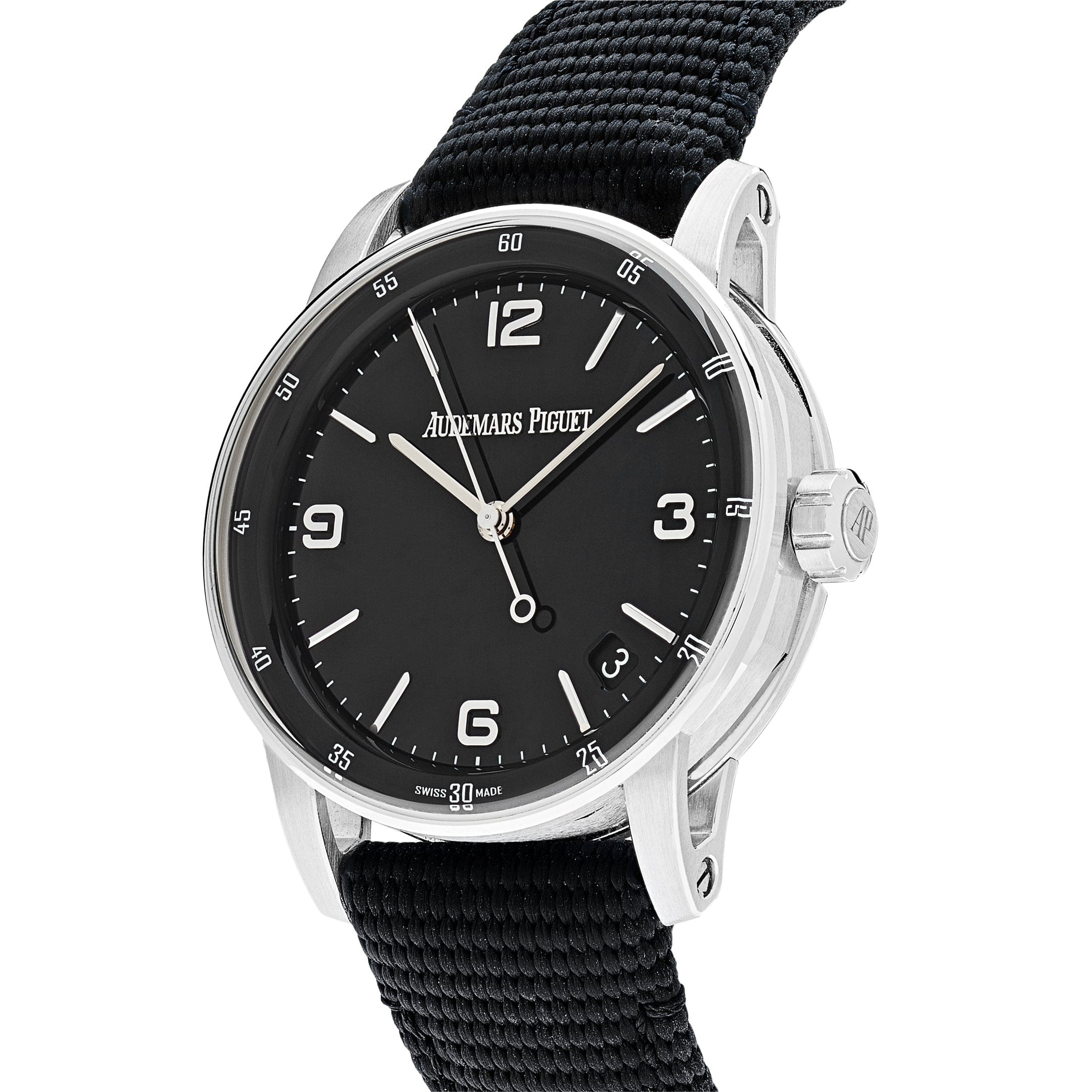 Luxury Watch Audmemars Piguet Code 11.59 White Gold Black Dial 15210BC.OO.A002CR.01 Wrist Aficionado