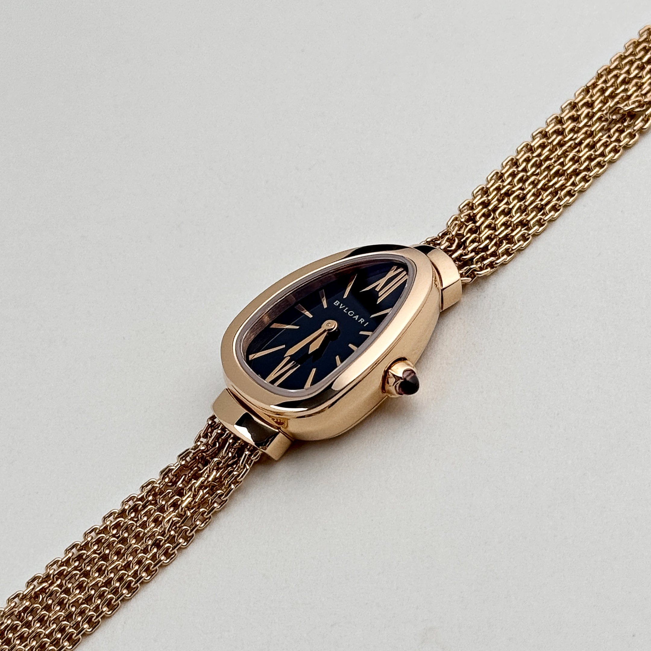 Bvlgari Serpenti 102728 Ladies Rose Gold Black Dial (2021)
