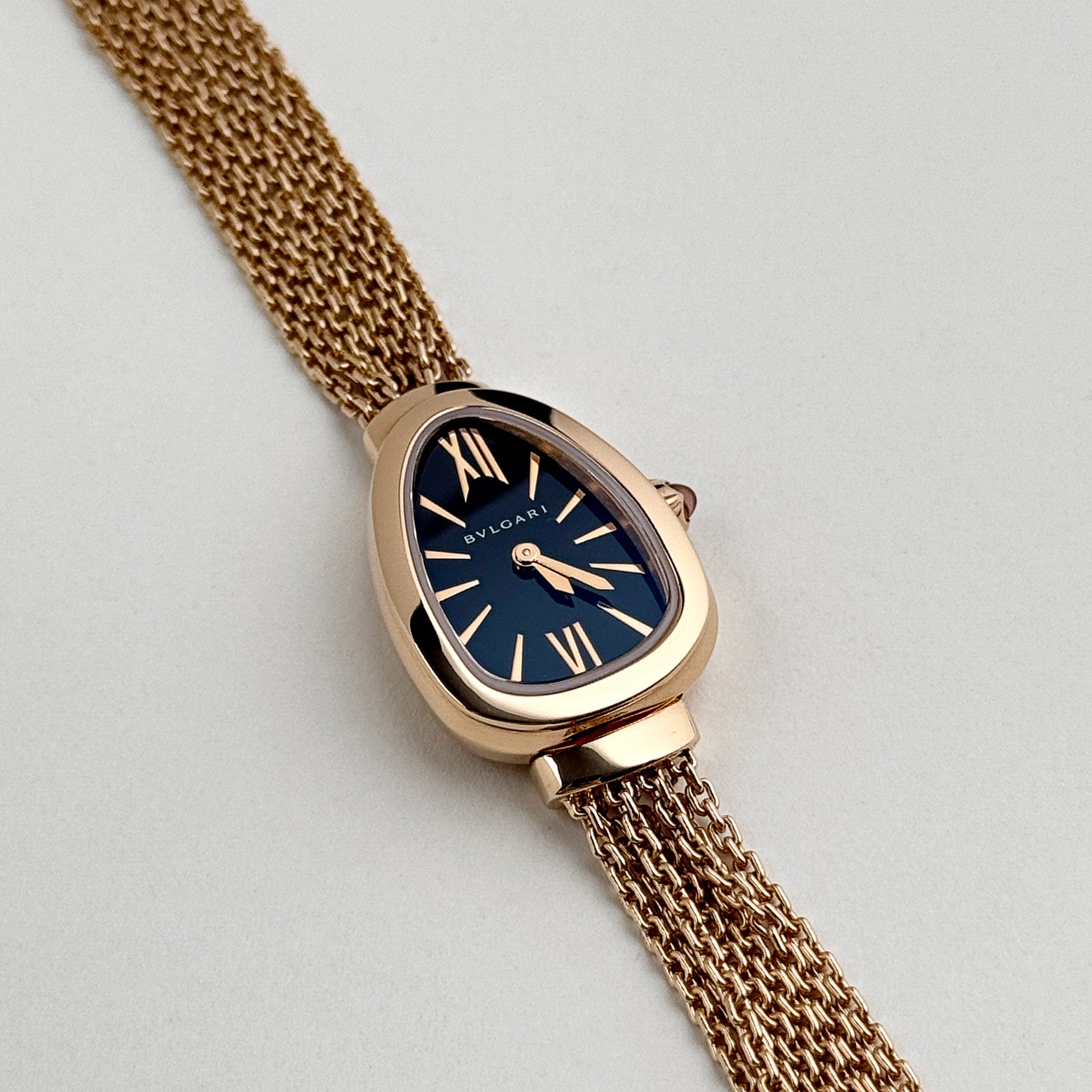 Bvlgari Serpenti 102728 Ladies Rose Gold Black Dial (2021)