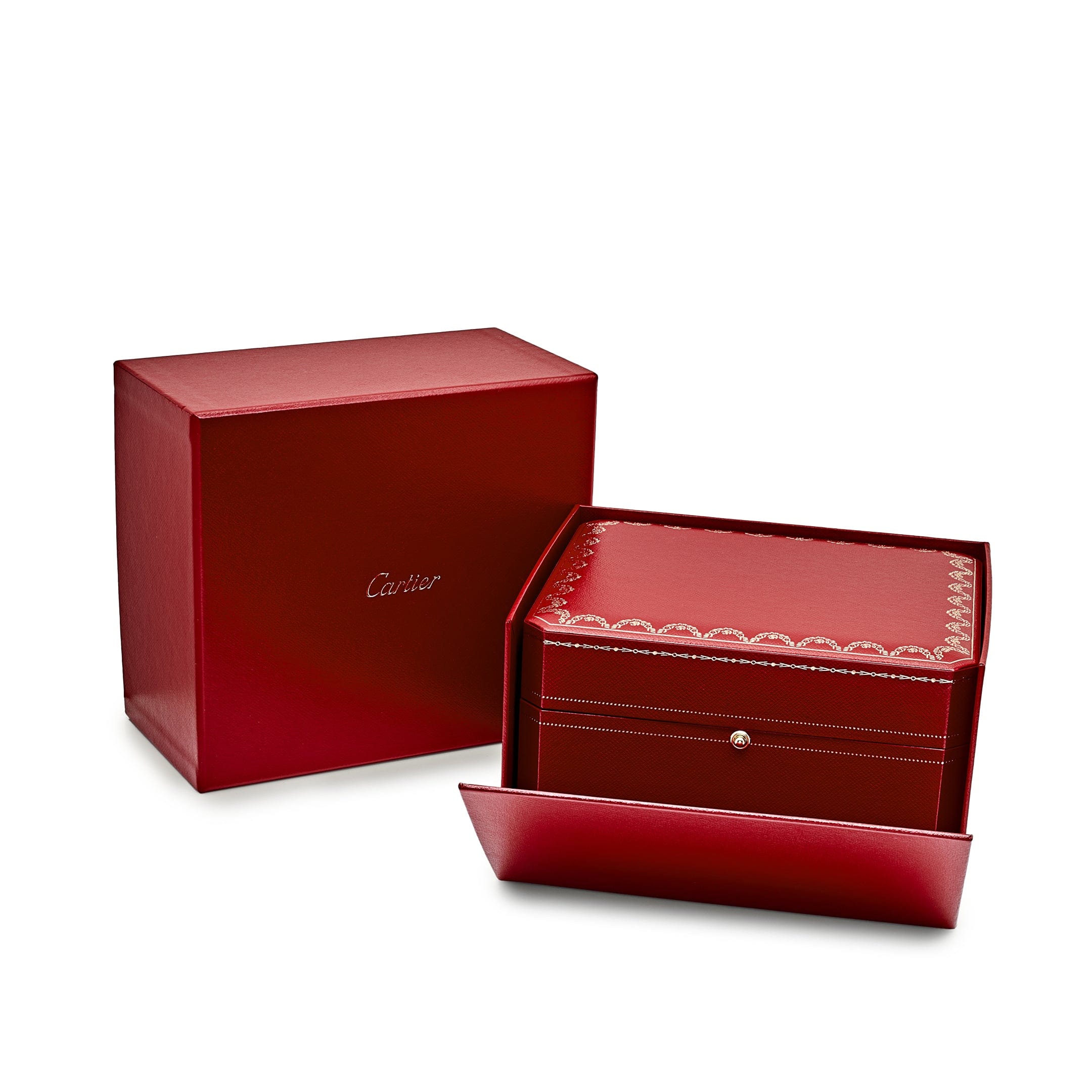 Cartier Baignoire Mini HPI01773 'Ladies' Rhoidum-Finish White Gold Diamond Quartz (2025)