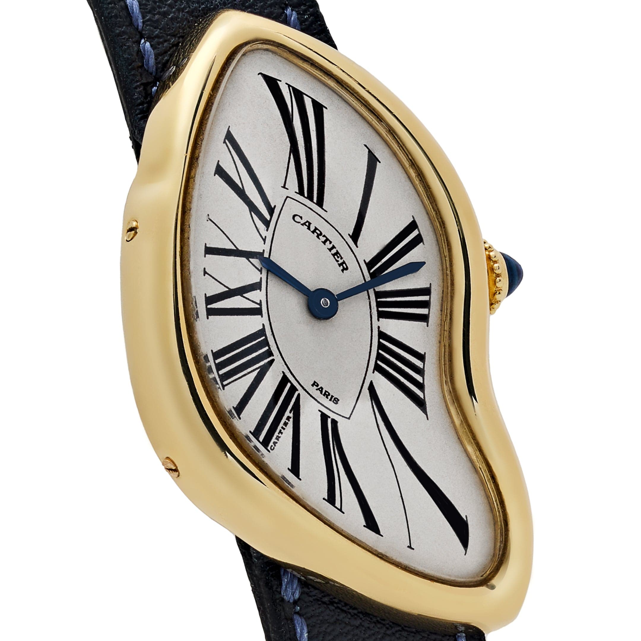 Cartier Crash Paris A108422 Yellow Gold White Dial Limited Edition