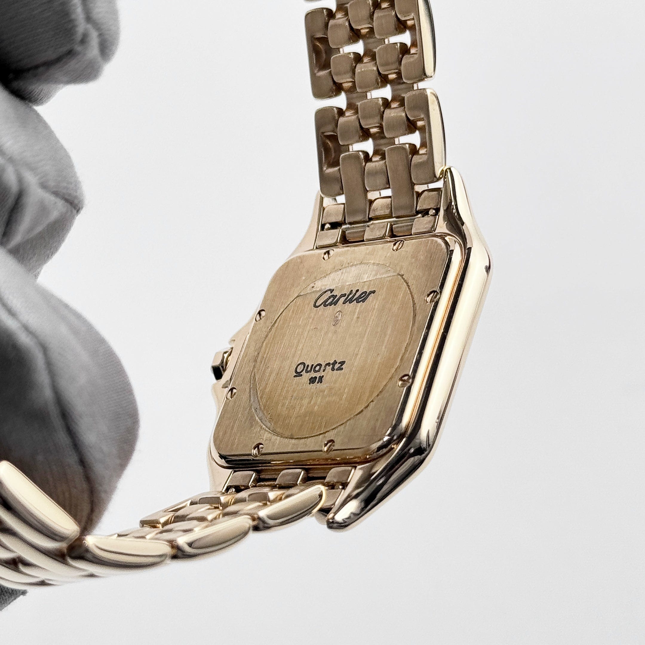 Cartier Panthere 88396 'Ladies' Yellow Gold White Dial Quartz