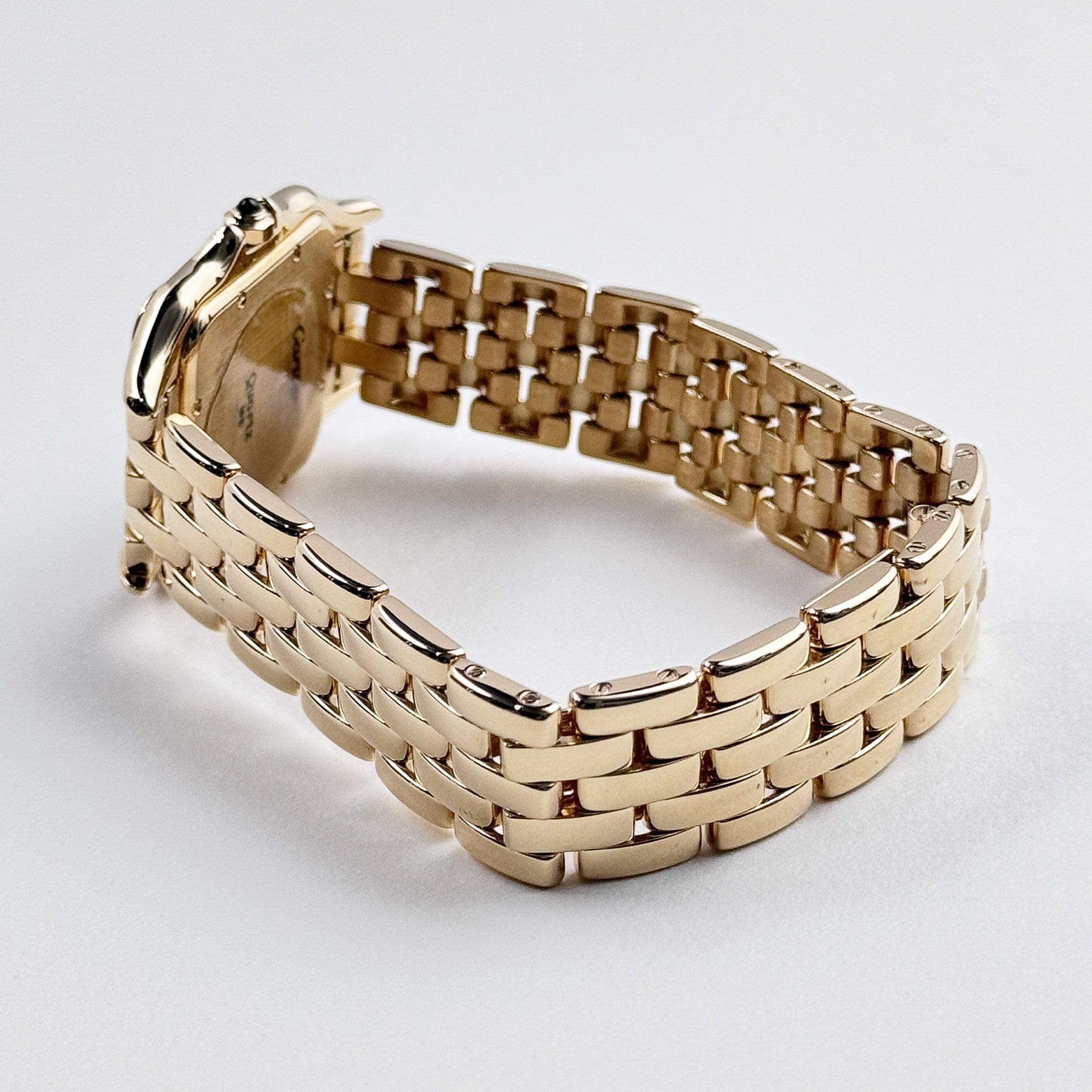 Cartier Panthere 88396 'Ladies' Yellow Gold White Dial Quartz