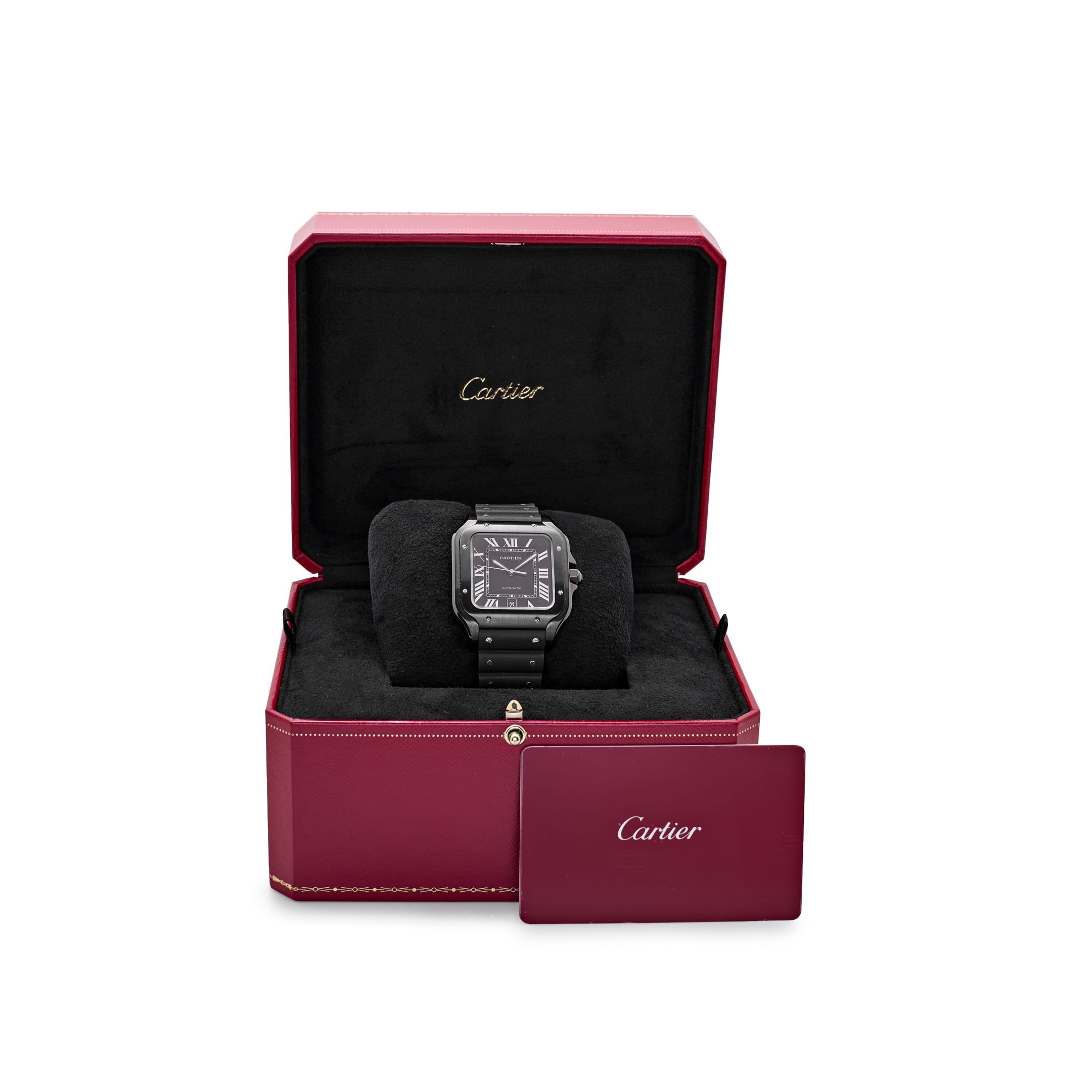 Cartier Santos Large WSSA0039 Stainless Steel Black Dial (2022)