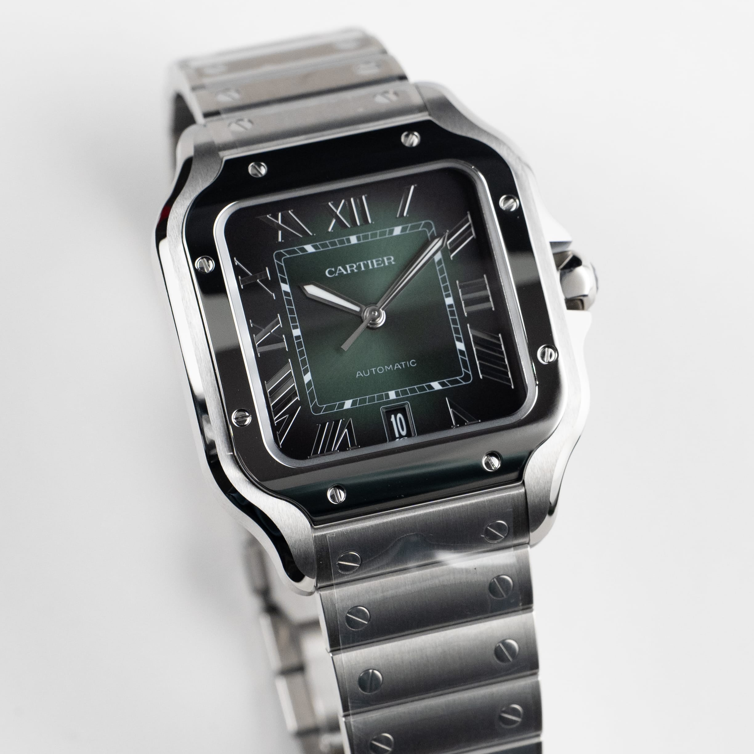 Cartier Santos Large WSSA0062 Stainless Steel Green Dial (2026)
