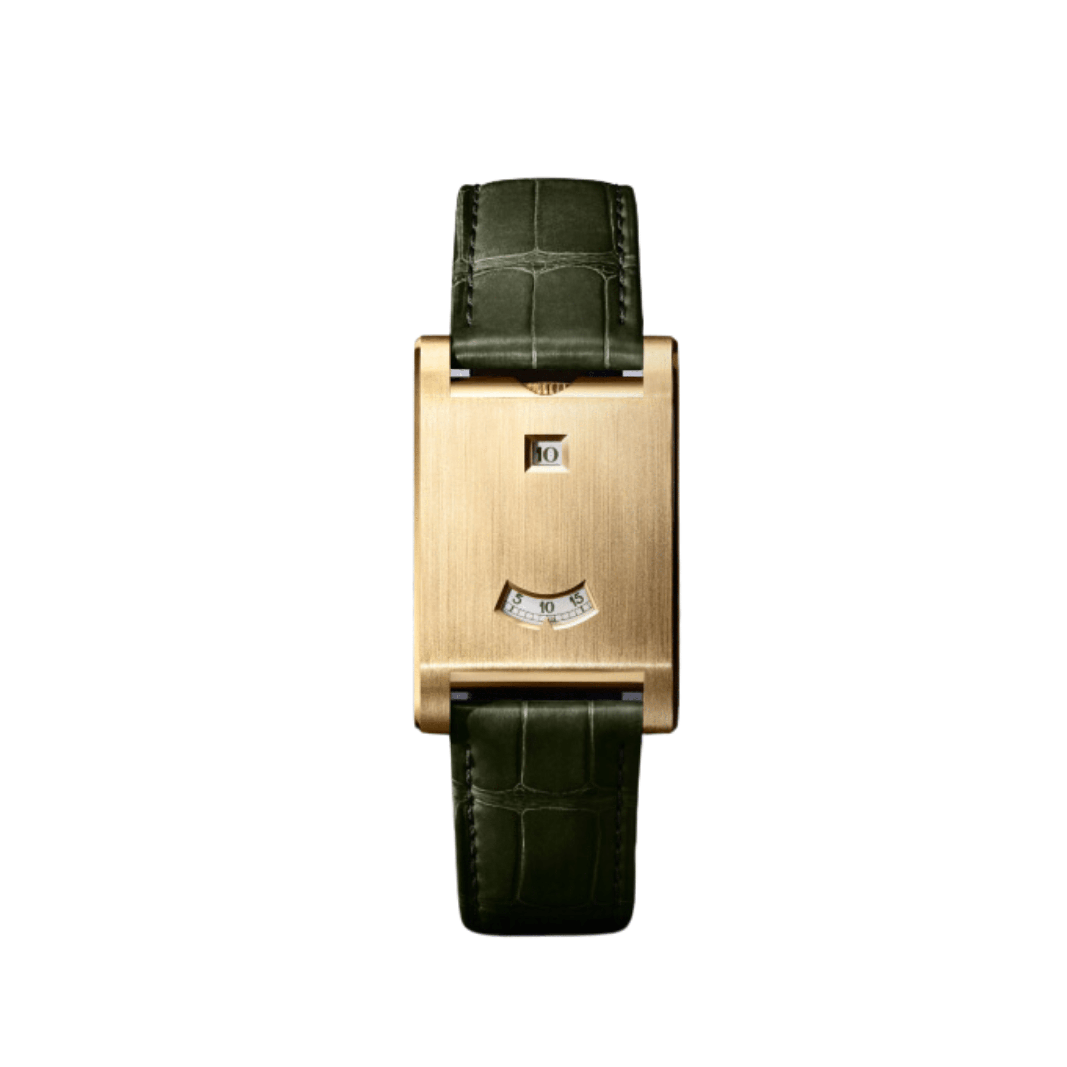 Cartier Tank a Guichets WGTA0234 Yellow Gold Alligator Strap (2025)