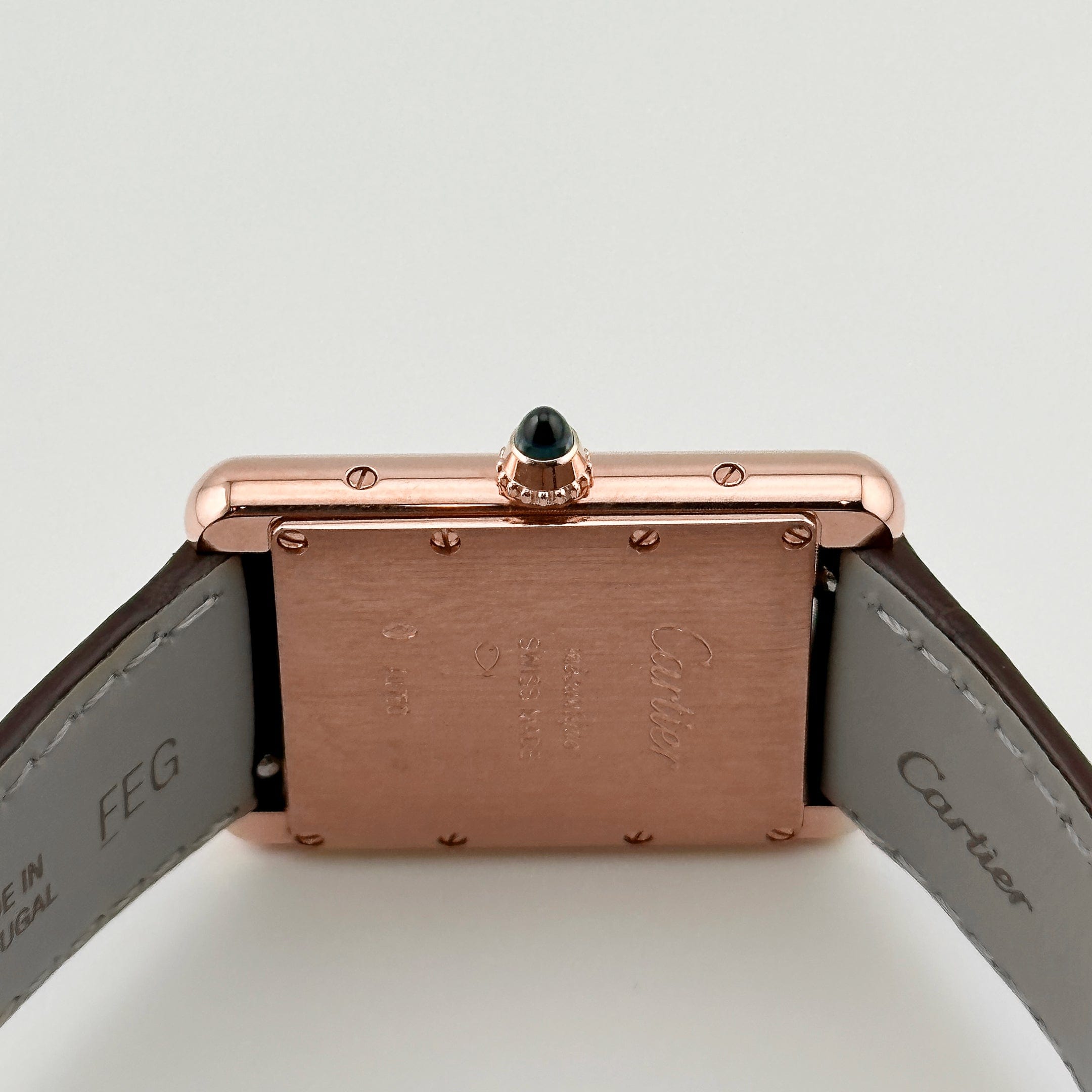 Cartier Tank Louis Large WGTA0011 Rose Gold Alligator (2024)