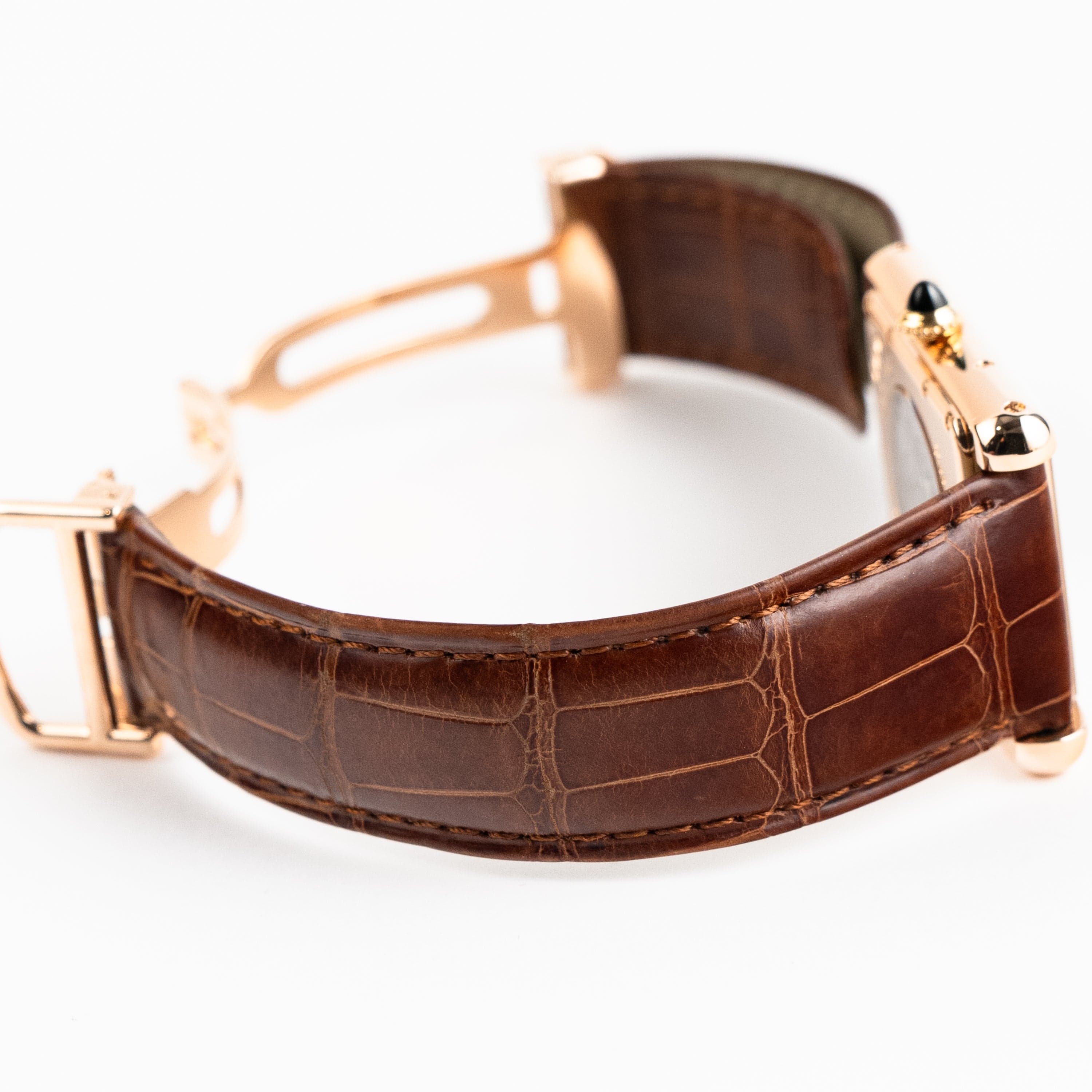 Cartier Tank Louis XL W1560003 Rose Gold White Dial (2015)