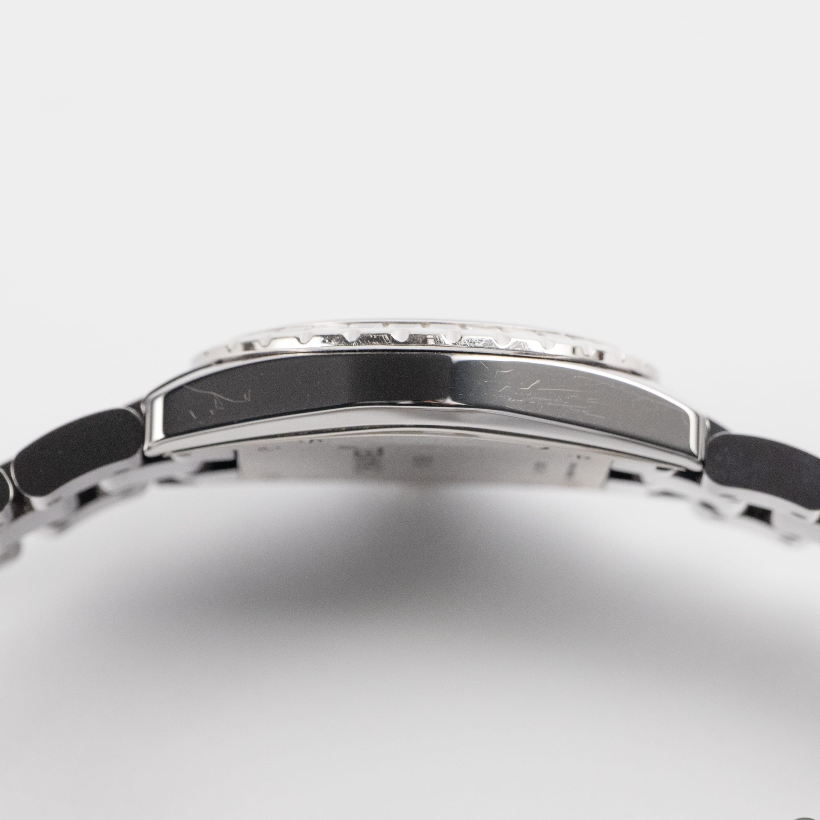 Chanel J12 H3155 Chromatic Ceramic Titanium Grey Baguette Diamond Dial and Bezel