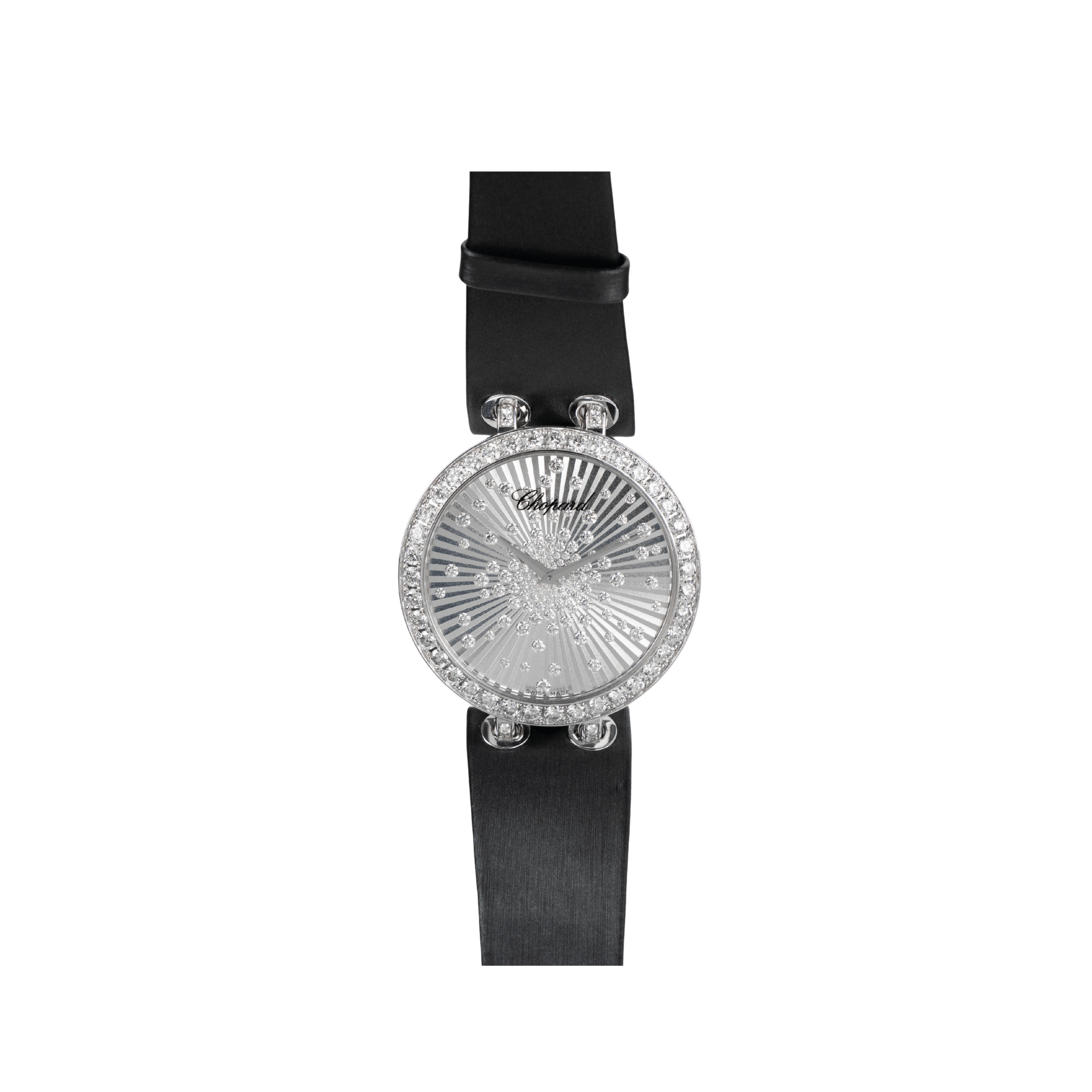 Chopard Xtravaganza 134235-1004 'Ladies' White Gold Silver Diamond Dial Diamond Bezel Quartz