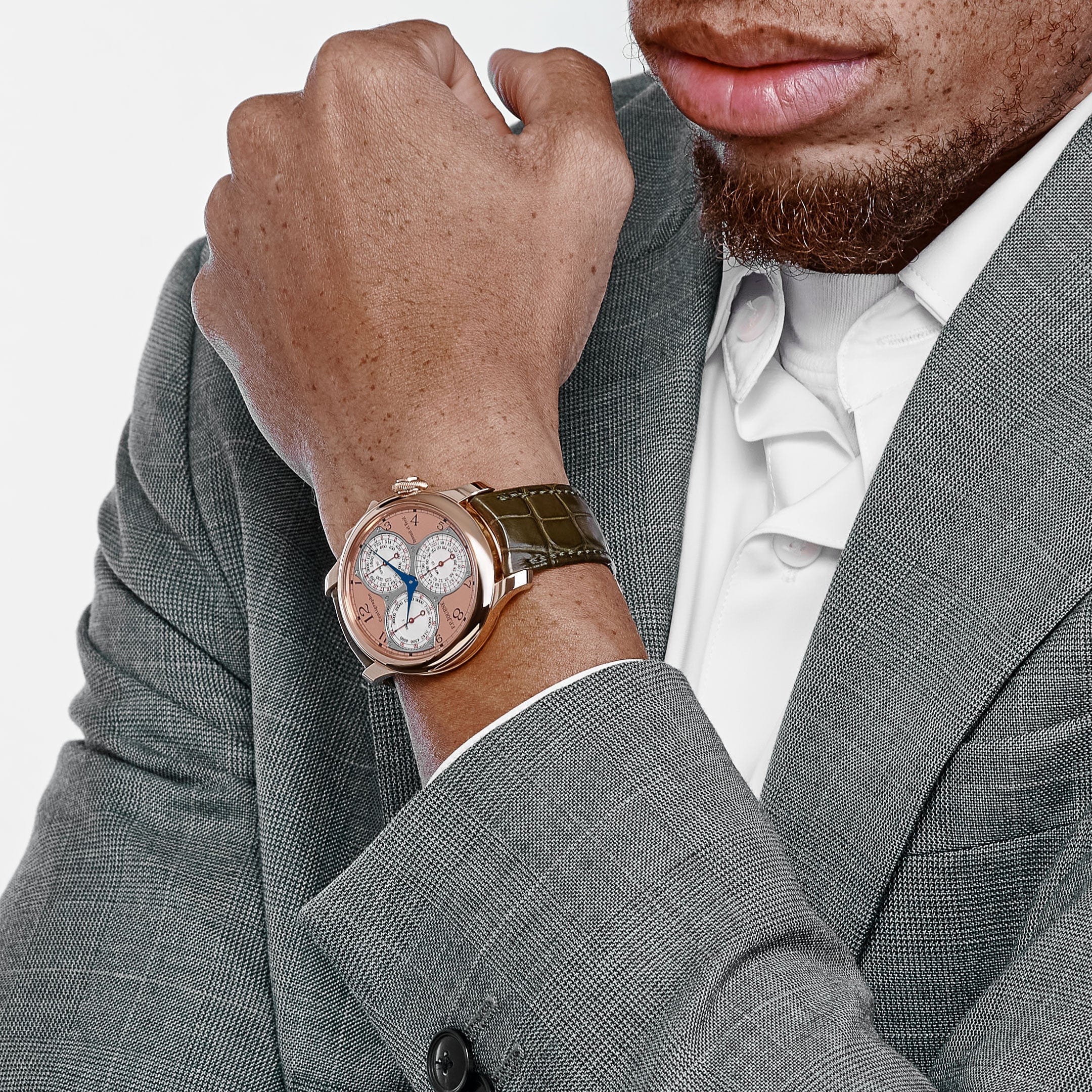 F.P.Journe Centigraphe Souverain Ref. CT Rose Gold Salmon Dial