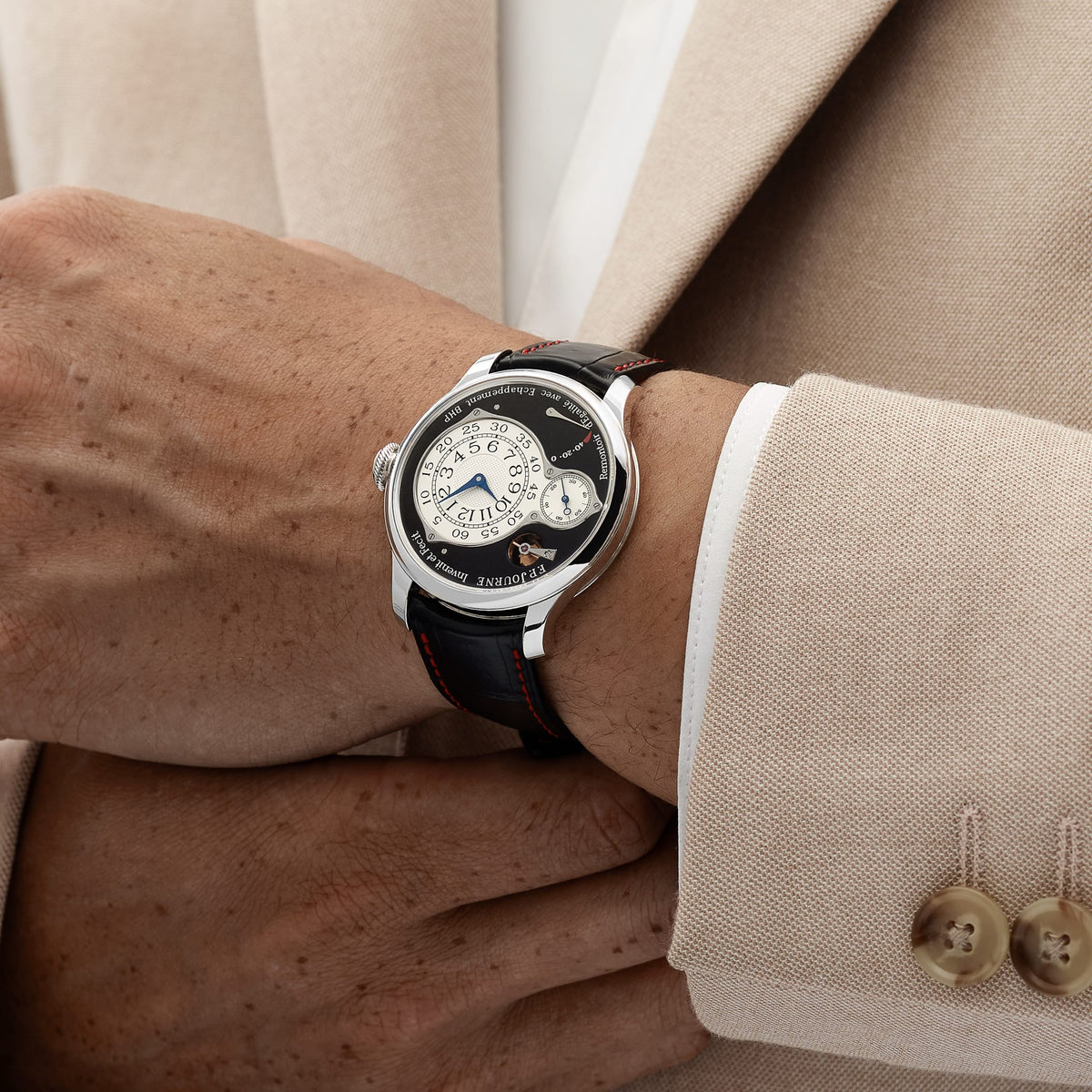 F.P.Journe Chronomètre Optimum Ref. CO Black Label Platinum Black Dial