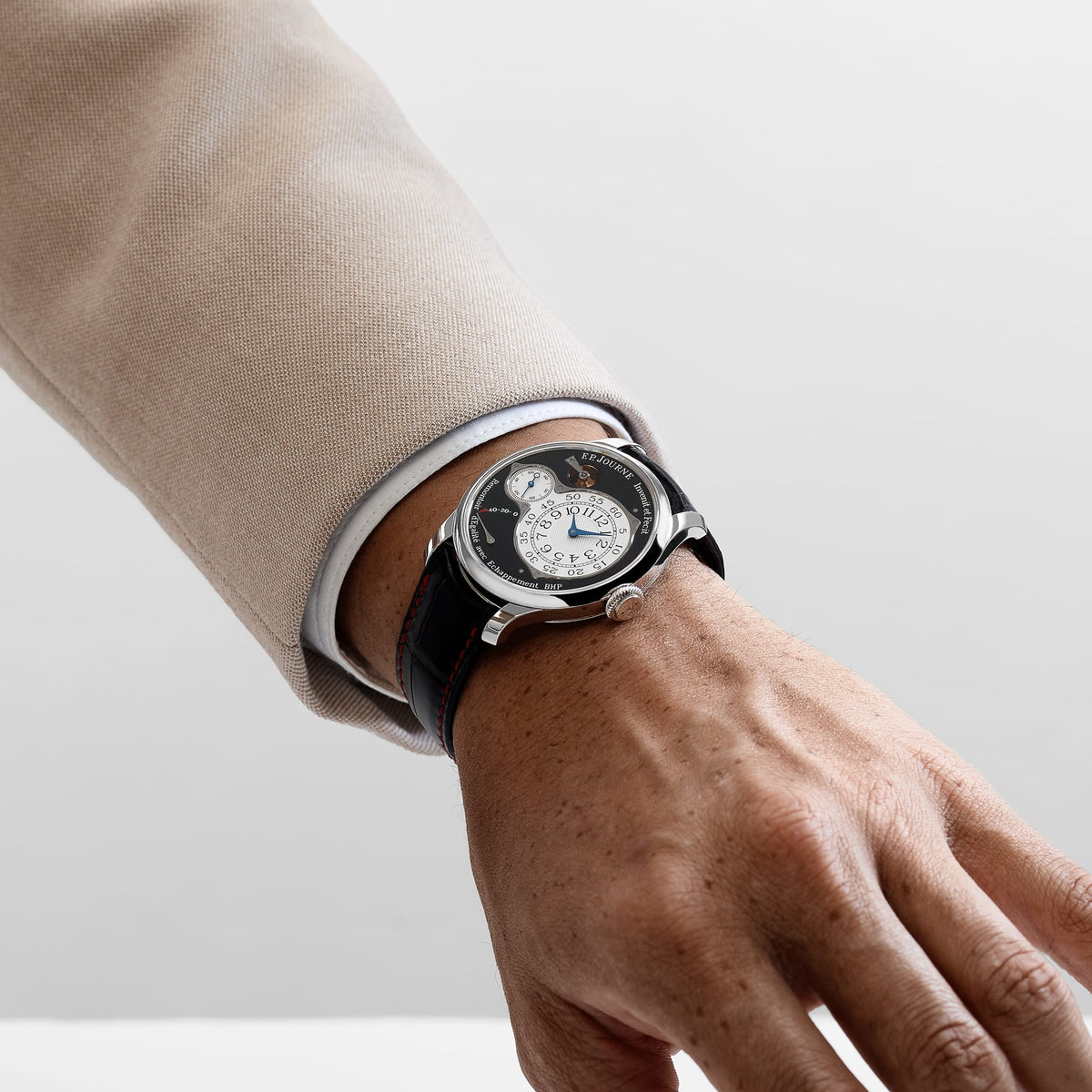 F.P.Journe Chronomètre Optimum Ref. CO Black Label Platinum Black Dial