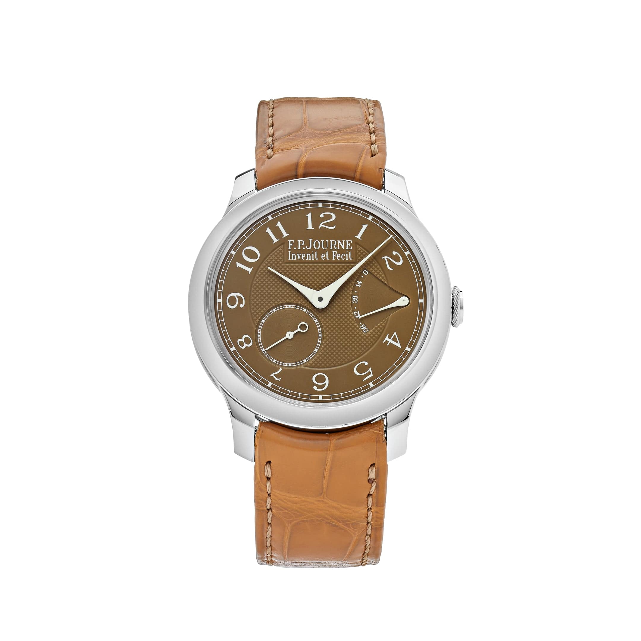 F.P. Journe Chronometre Souverain Havana Platinum 40mm Brown Dial Wrist Aficionado
