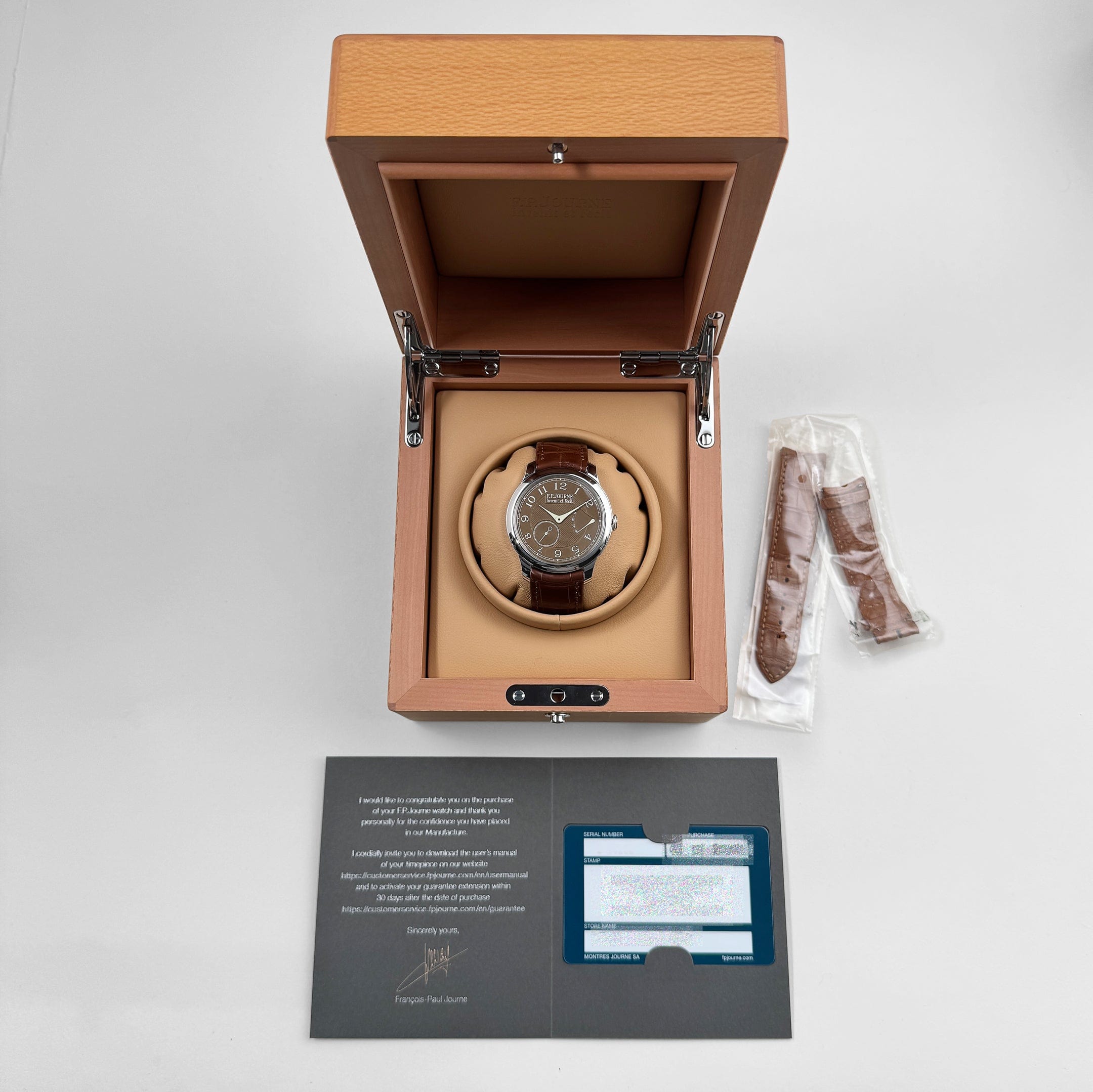 F.P.Journe Chronomètre Souverain Platinum 'Havana' Brown Dial (2024)