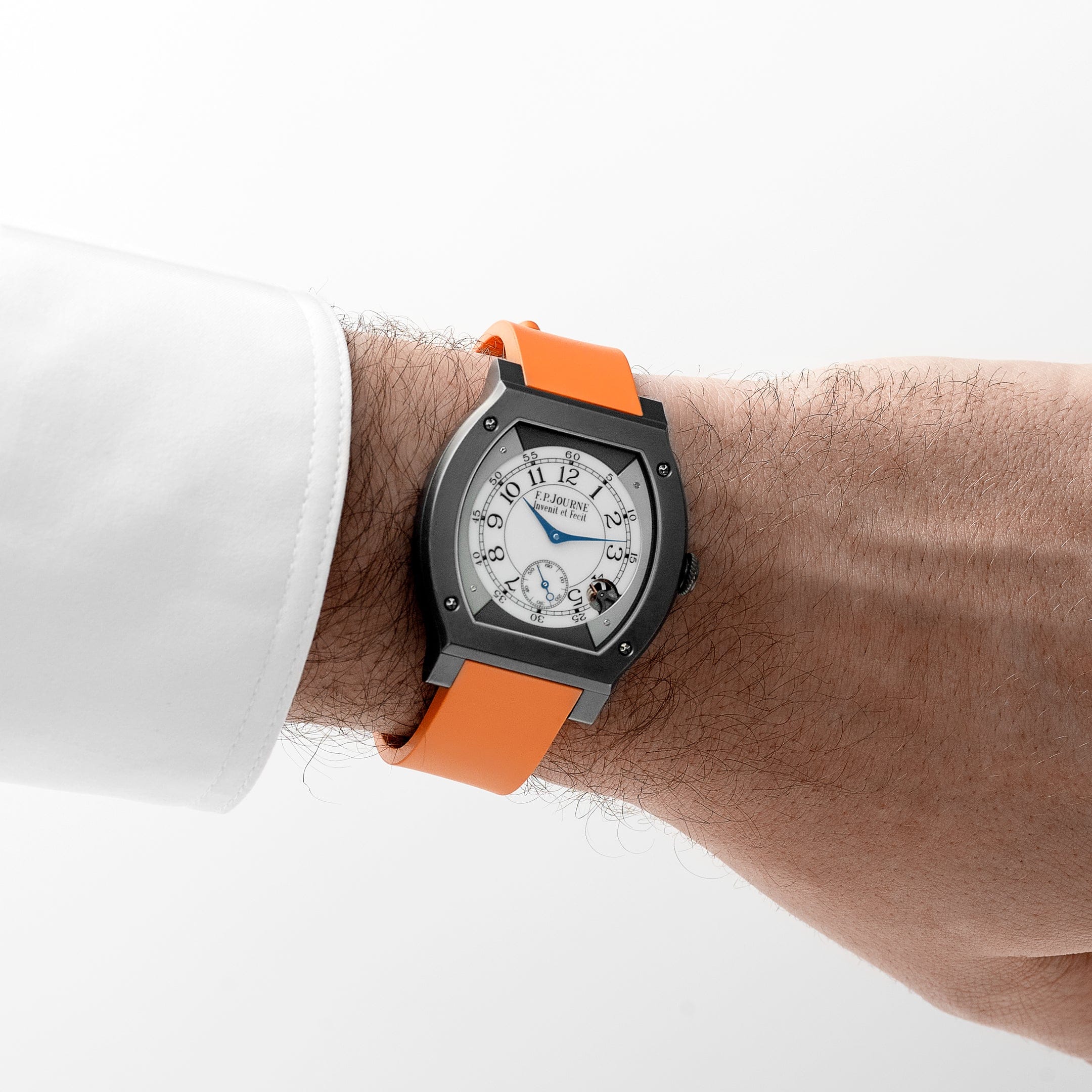 F.P.Journe Élégante 48 Ref. ELHT Titalyt Luminescent White Dial (2019)