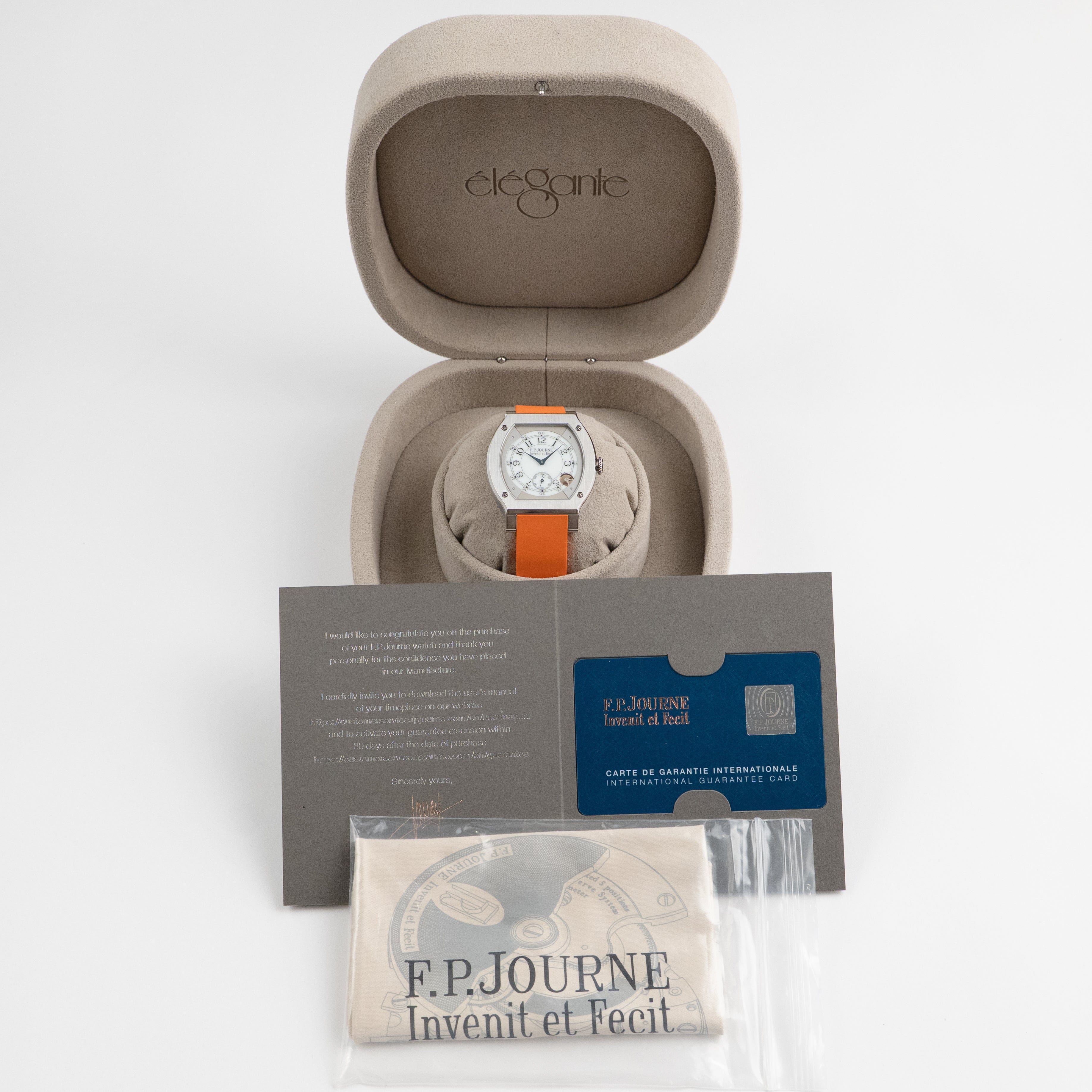 F.P.Journe Élégante 48 Ref. ELHT Titanium Luminescent White Dial (2020)