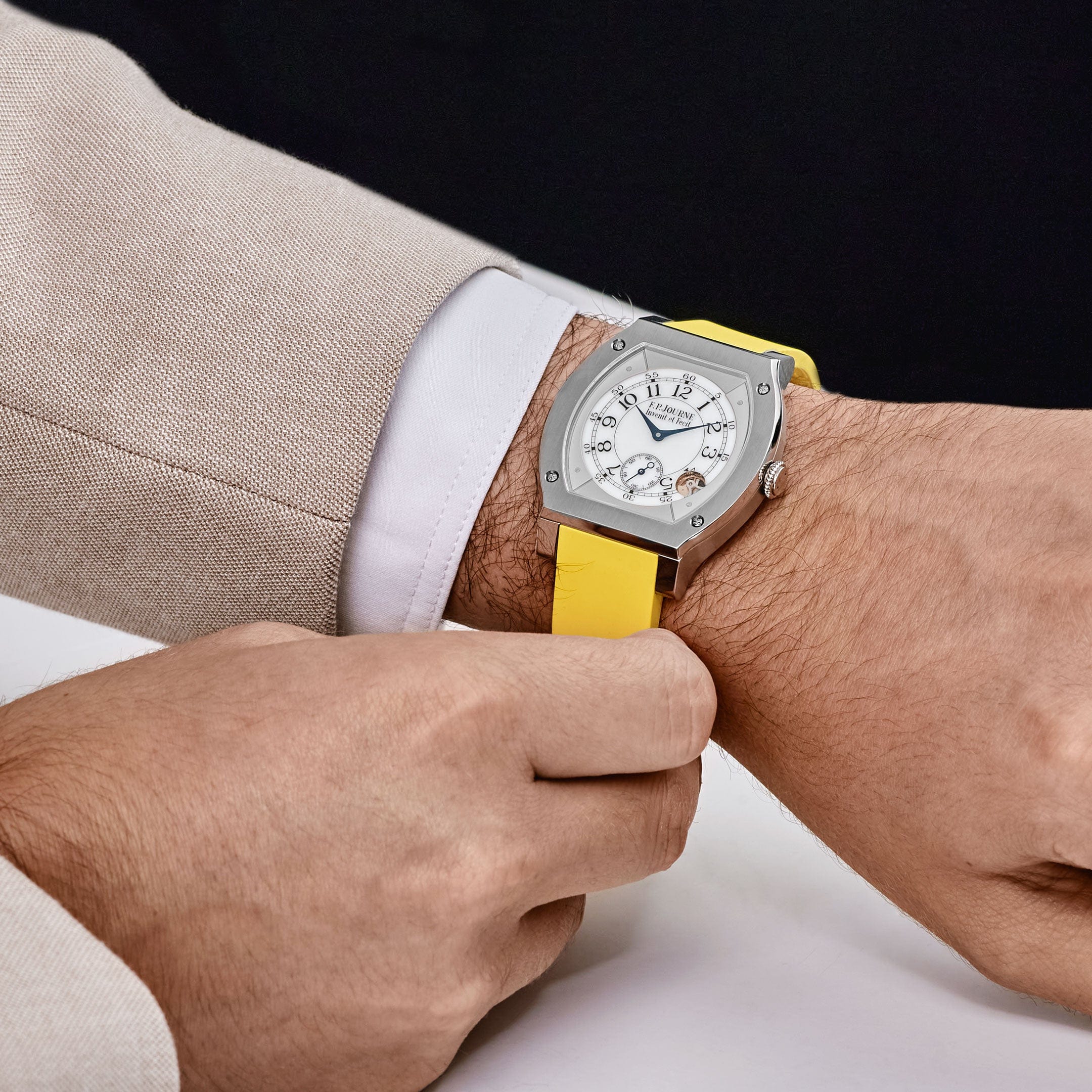 F.P. Journe Élégante 48 Ref. ELHT Titanium Luminescent White Dial (2021)