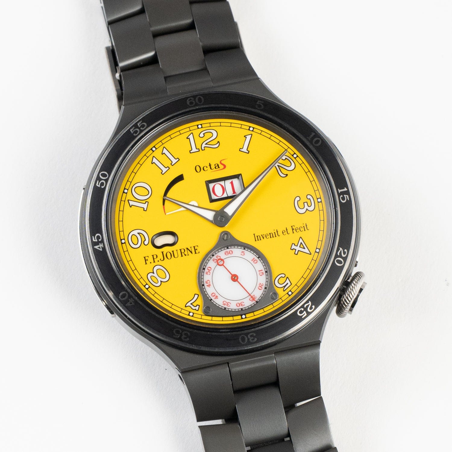 F.P.Journe Linesport Octa Sport Automatique Réserve Ref. ARS2 Titanium Yellow Dial (2021)