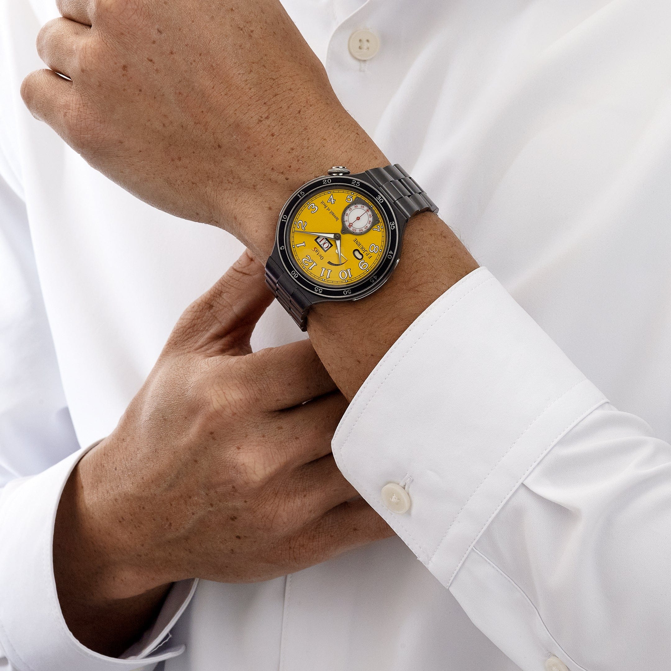 F.P.Journe Linesport Octa Sport Automatique Réserve Ref. ARS2 Titanium Yellow Dial (2021)