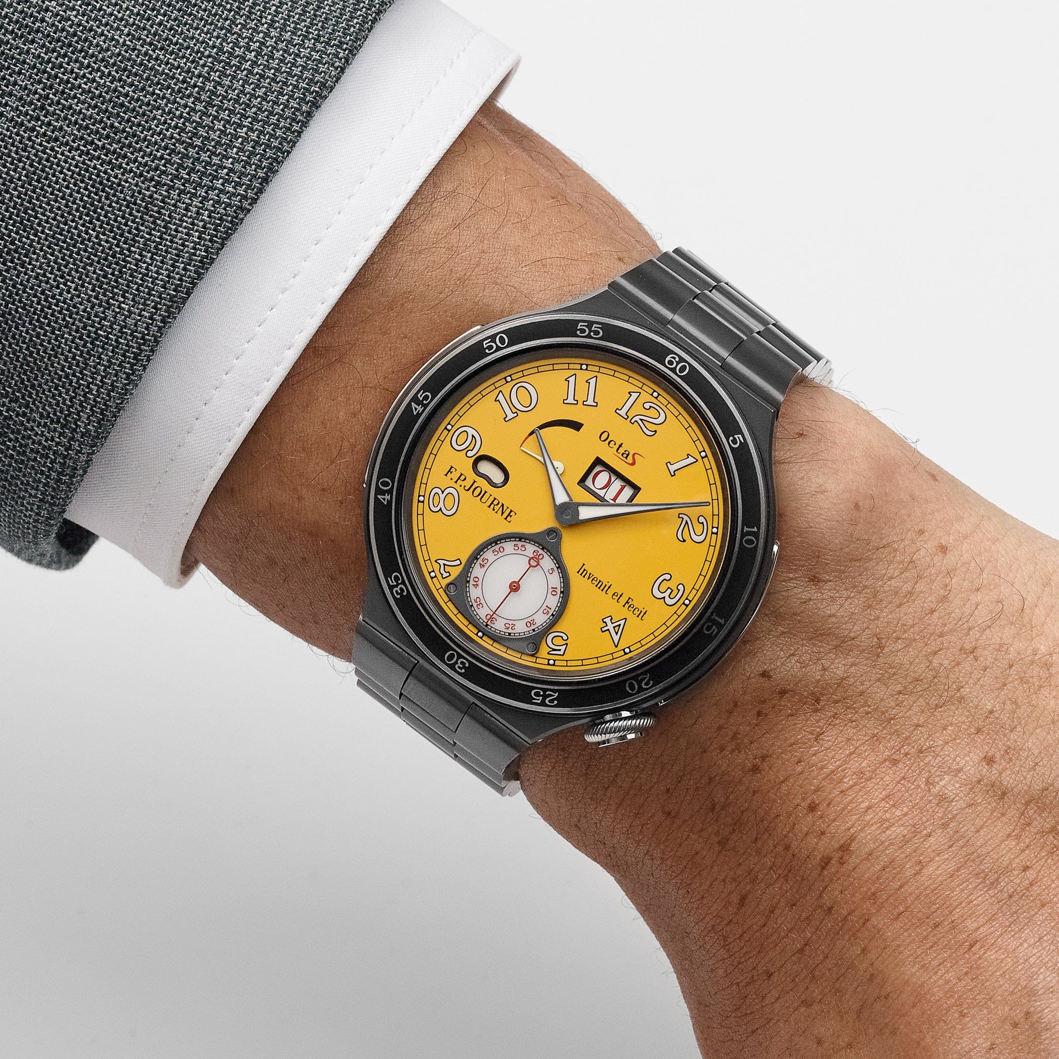 F.P.Journe Linesport Octa Sport Automatique Réserve Ref. ARS2 Titanium Yellow Dial (2021)
